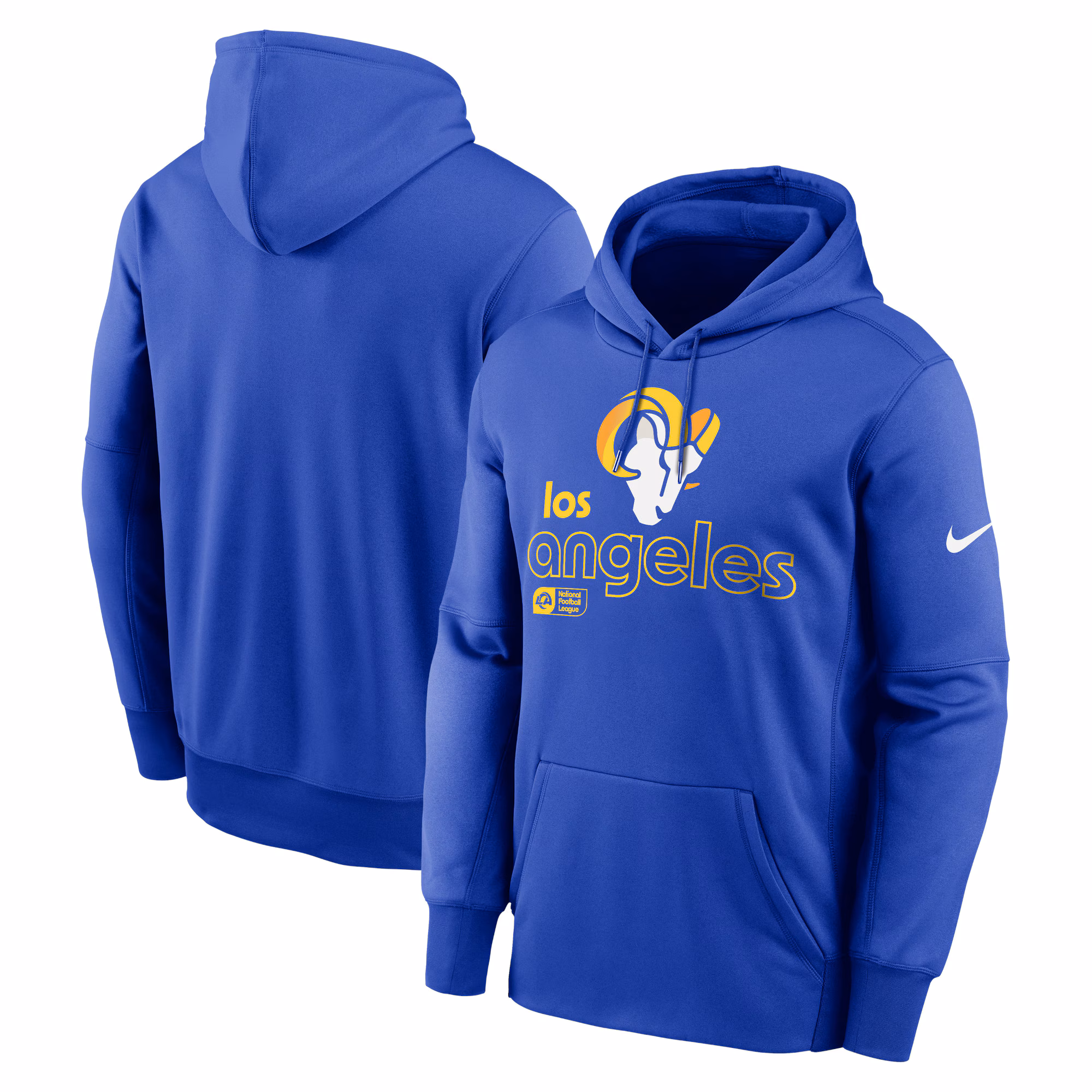 Los Angeles Rams Performance Pullover Hoodie - Royal