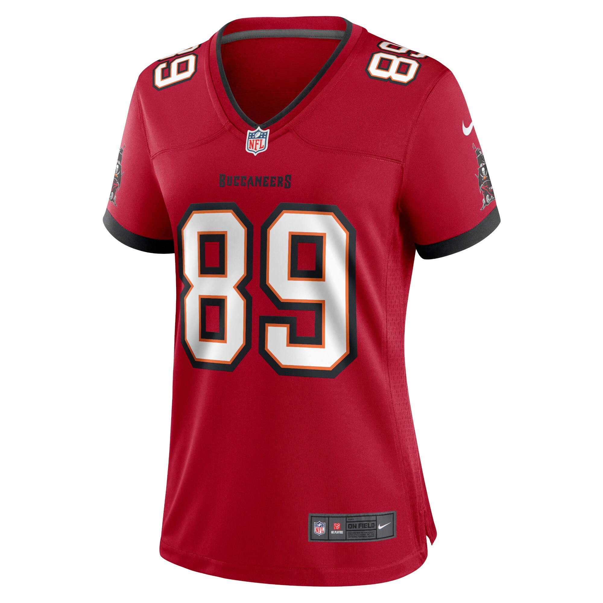 David Wells Tampa Bay Buccaneers  Women's Home Game Player Jersey - Red