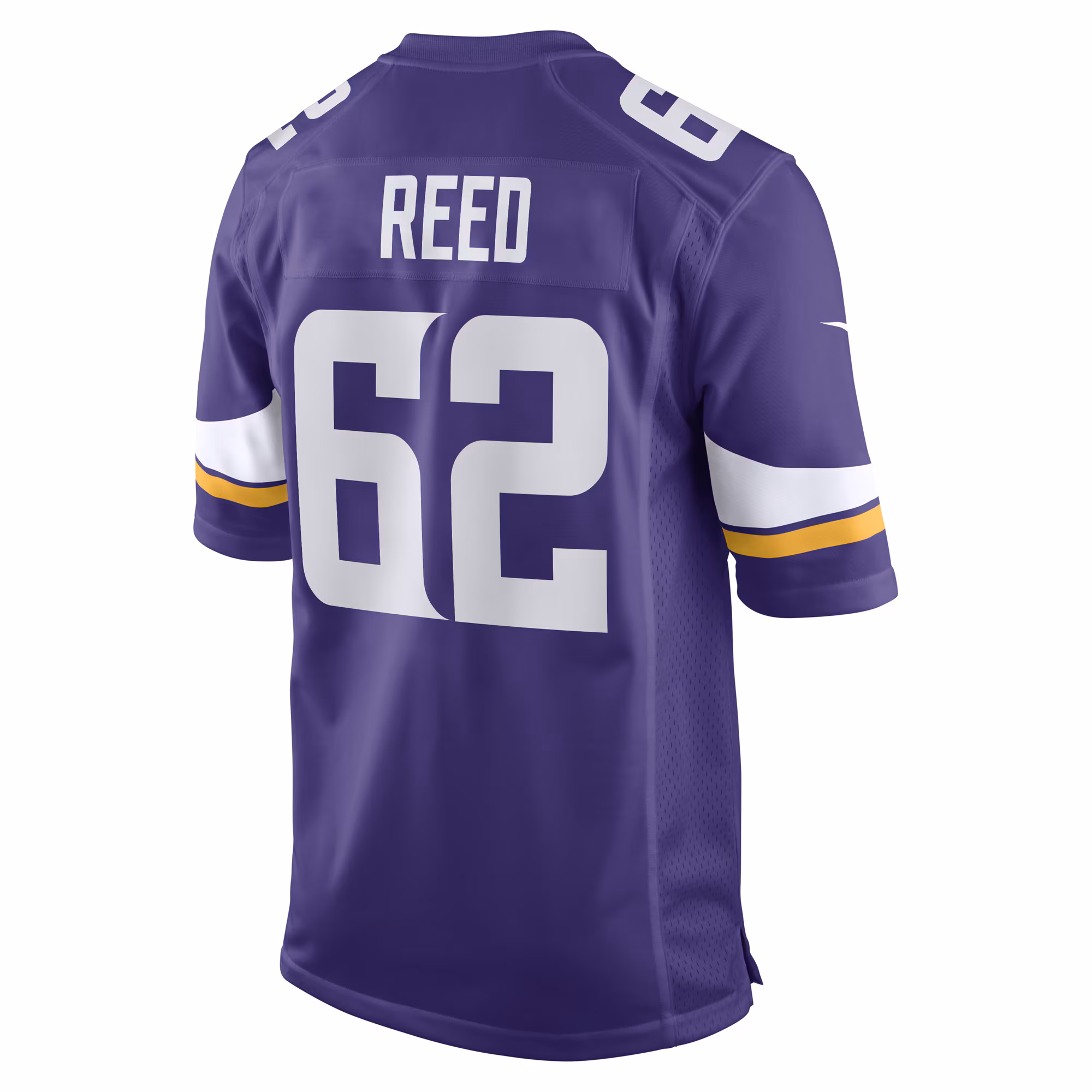 Chris Reed Minnesota Vikings Game Player Jersey - Purple