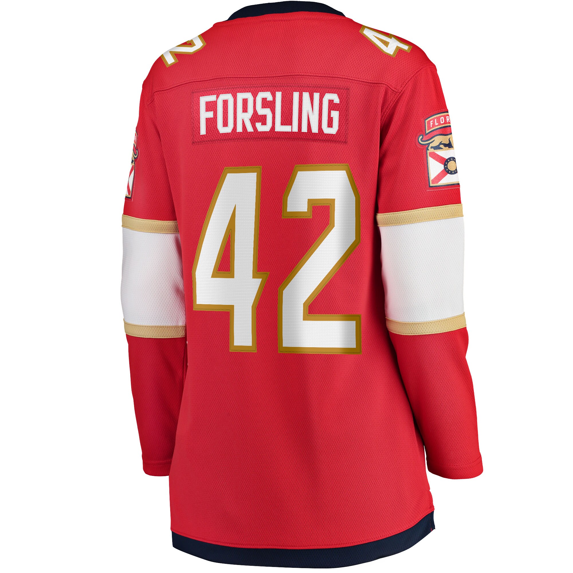 Gustav Forsling Florida Panthers Women's Home Breakaway Player Jersey - Red