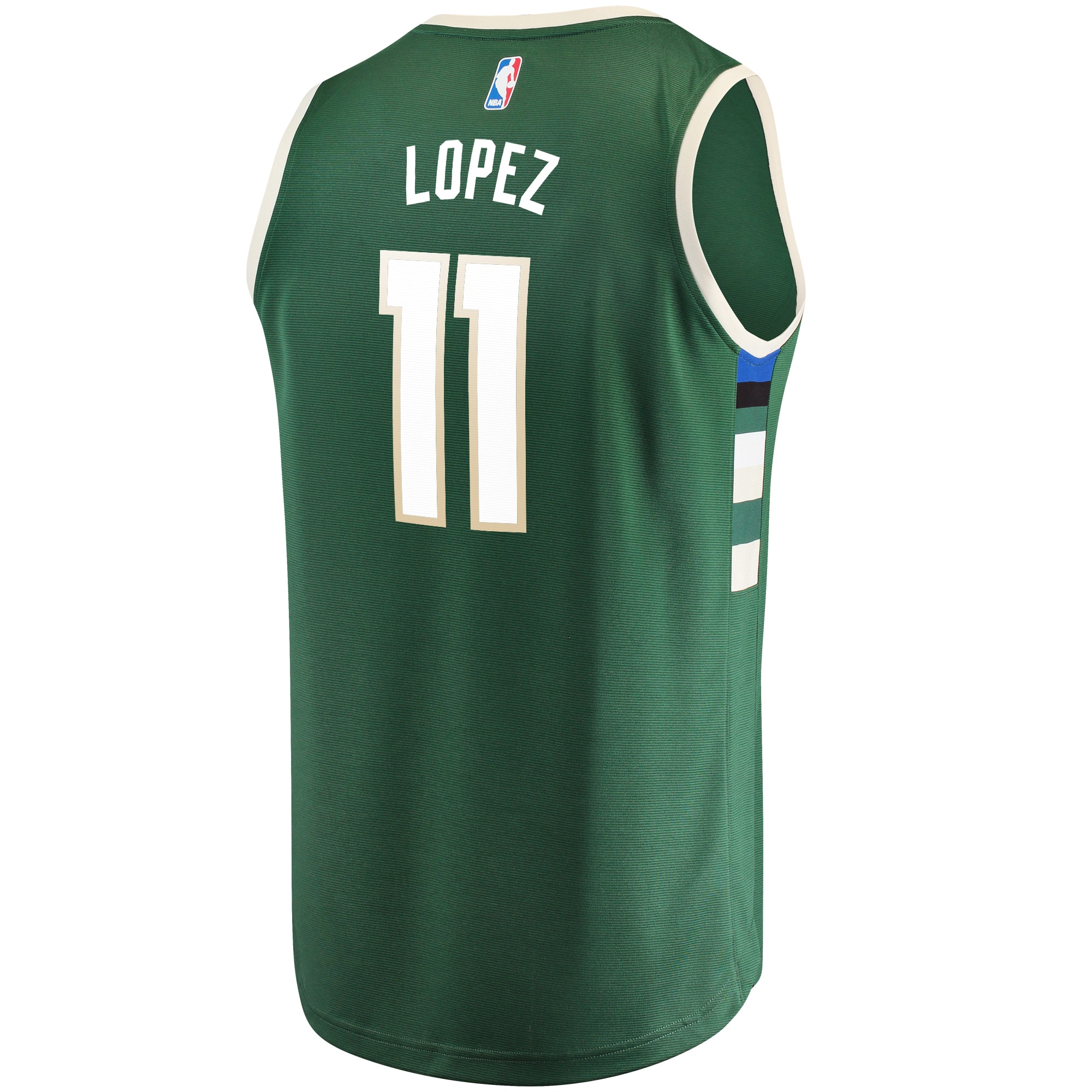 Brook Lopez Milwaukee Bucks  Fast Break Replica Player Jersey Green - Icon Edition