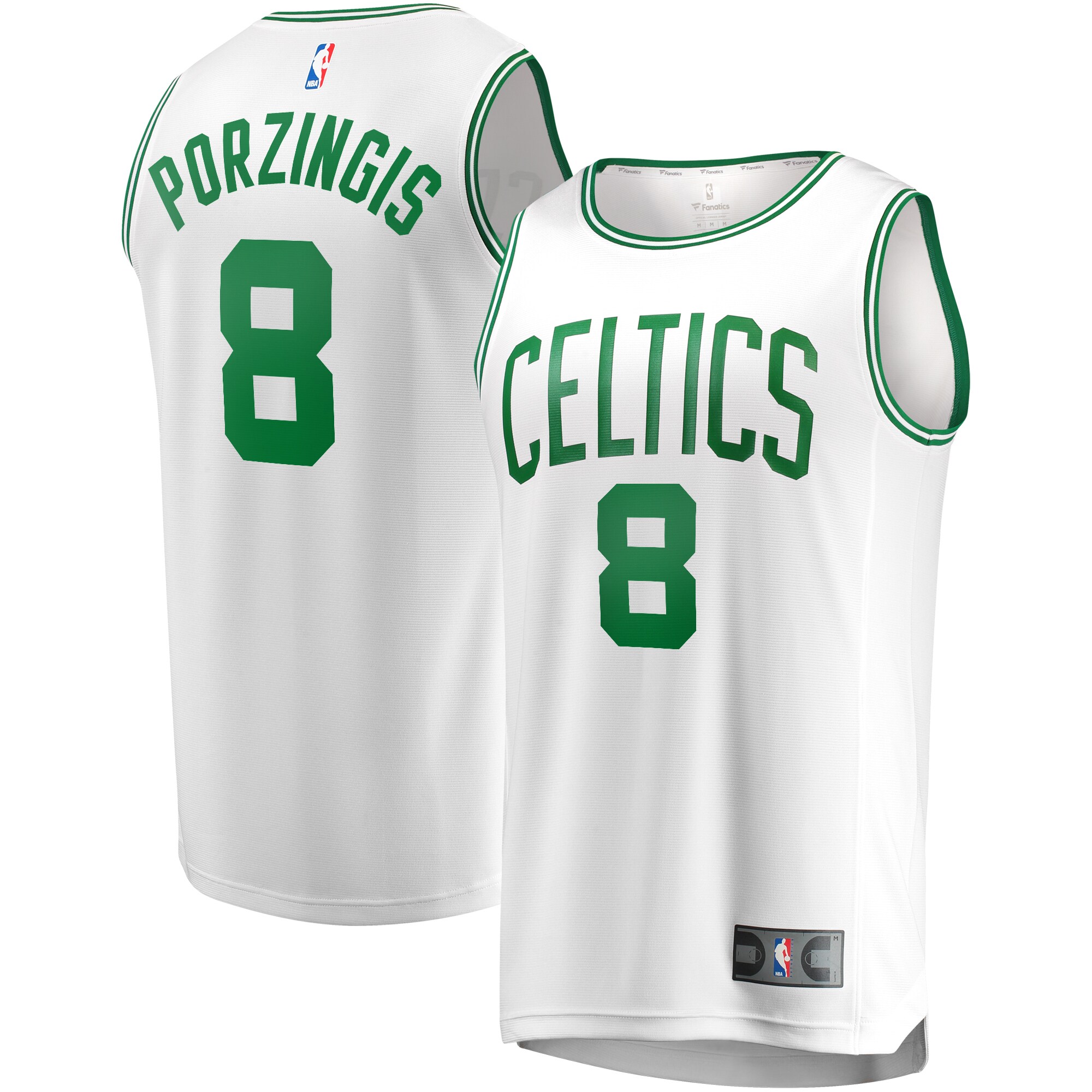 Kristaps Porzingis Boston Celtics  Youth Fast Break Player Jersey - Association Edition - White