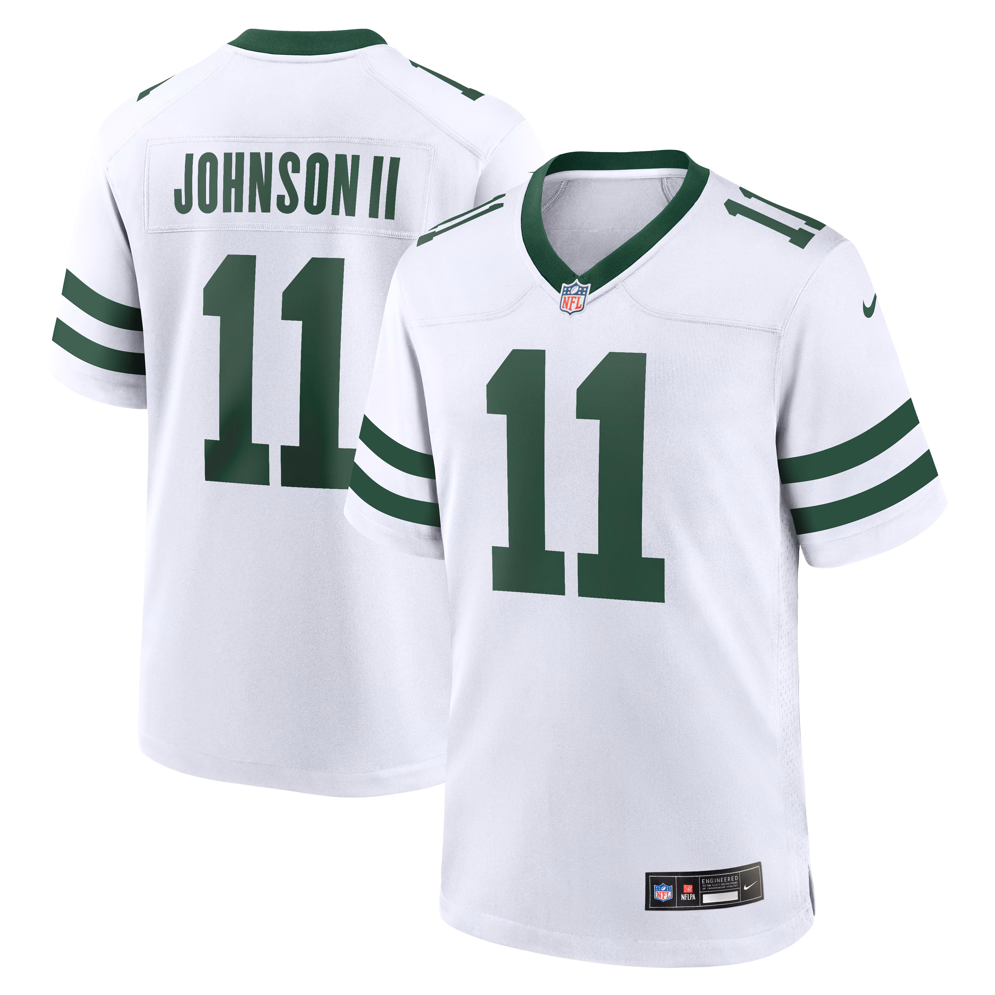 Jermaine Johnson II New York Jets Alternate Game Jersey - Spotlight White