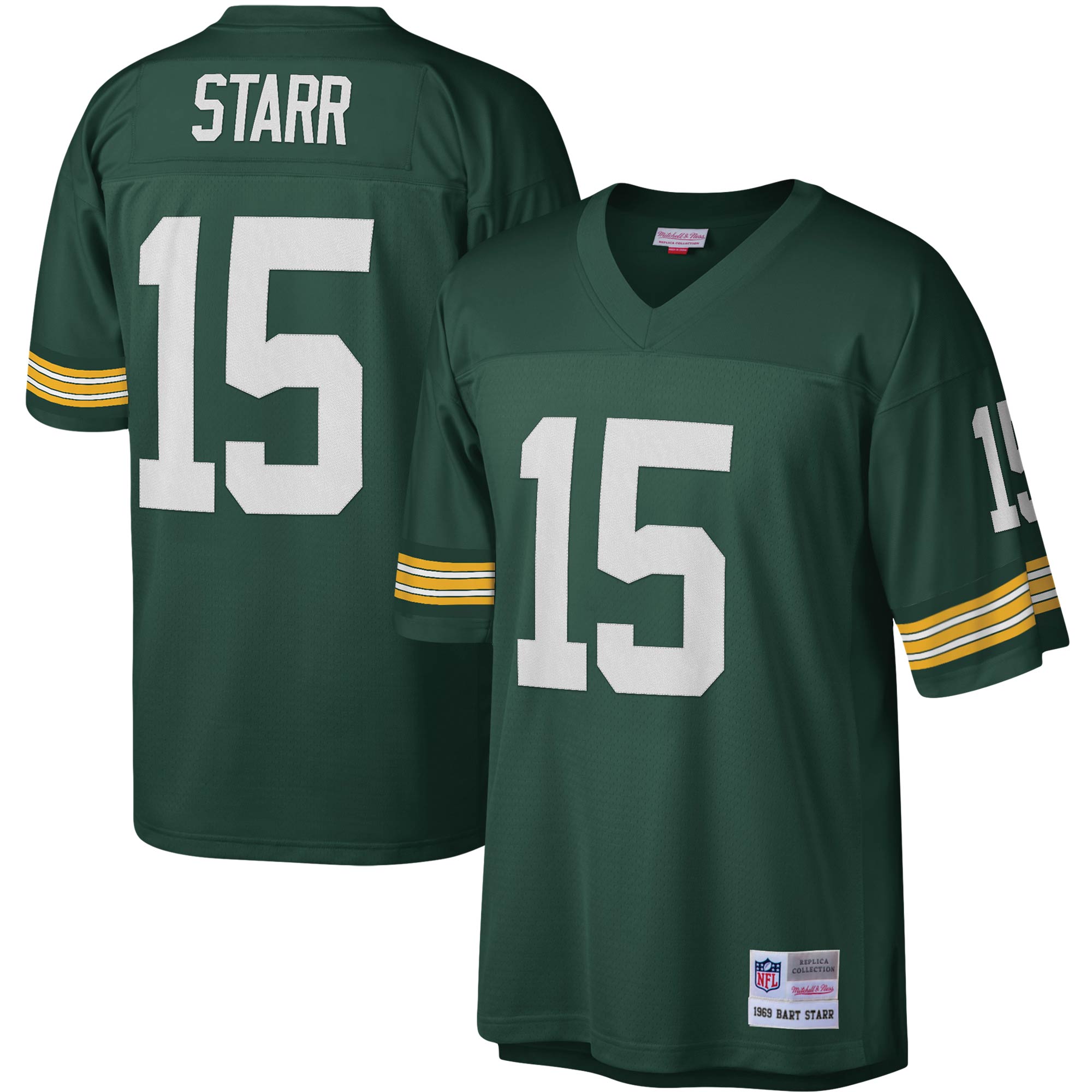 Bart Starr Green Bay Packers Legacy Replica Jersey - Green