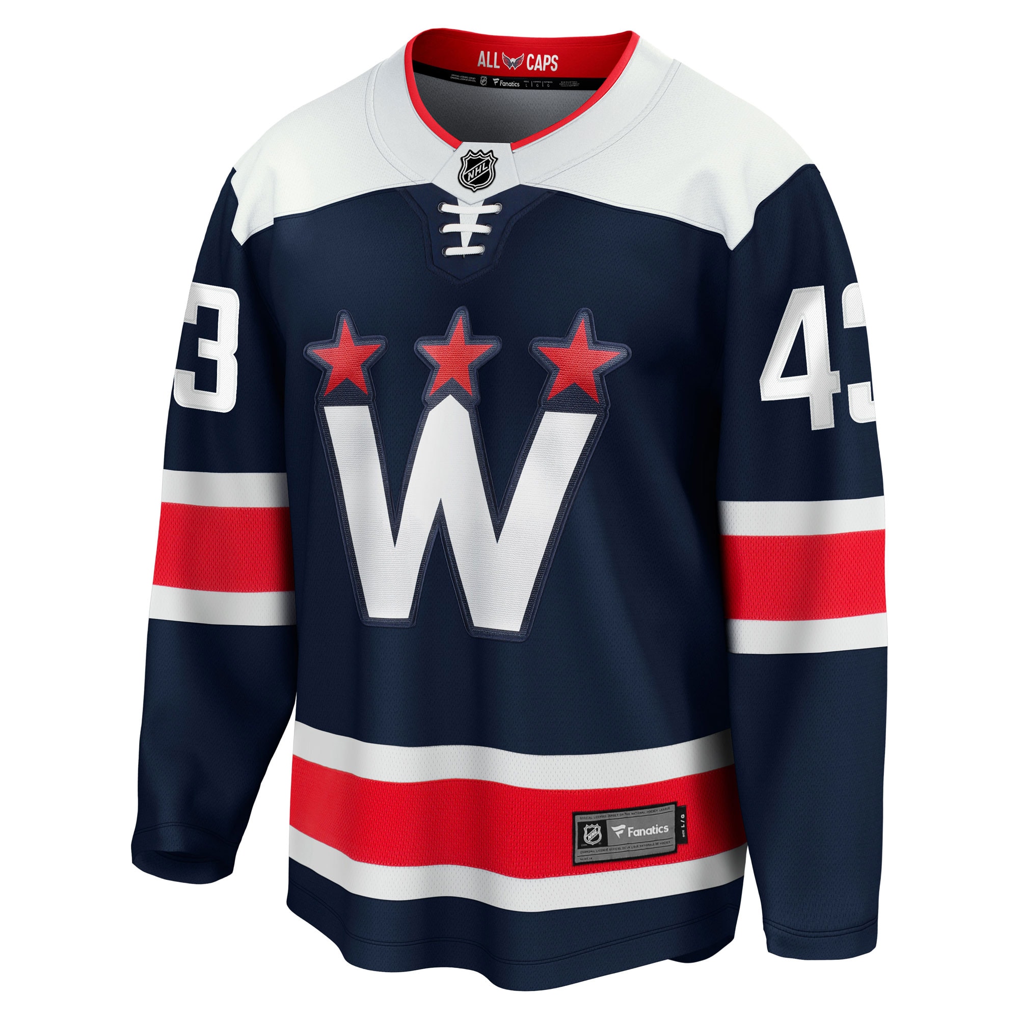 Tom Wilson Washington Capitals 2020/21 Alternate Premier Breakaway Player Jersey - Navy