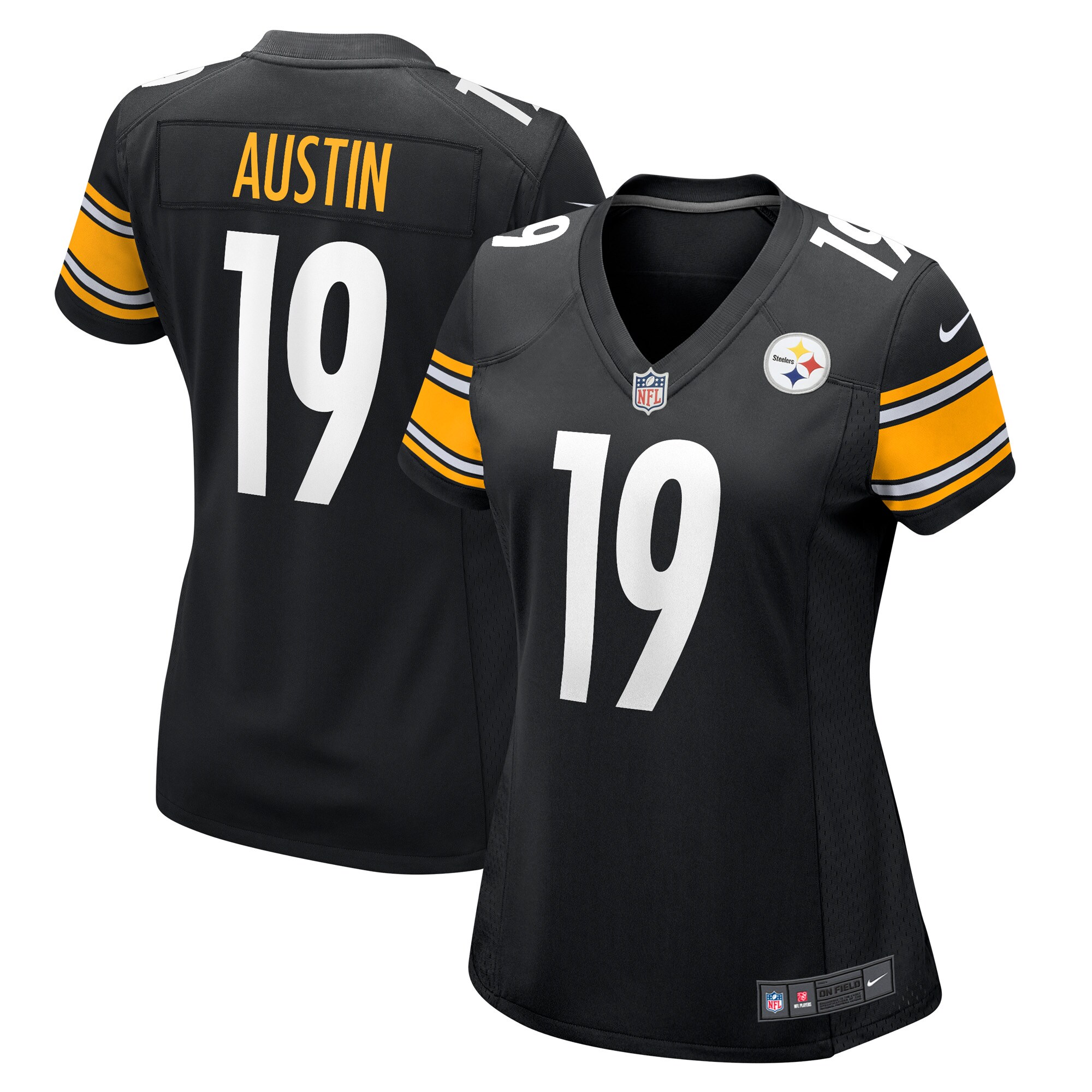 Calvin Austin III Pittsburgh Steelers  Women's Game Player Jersey - Black