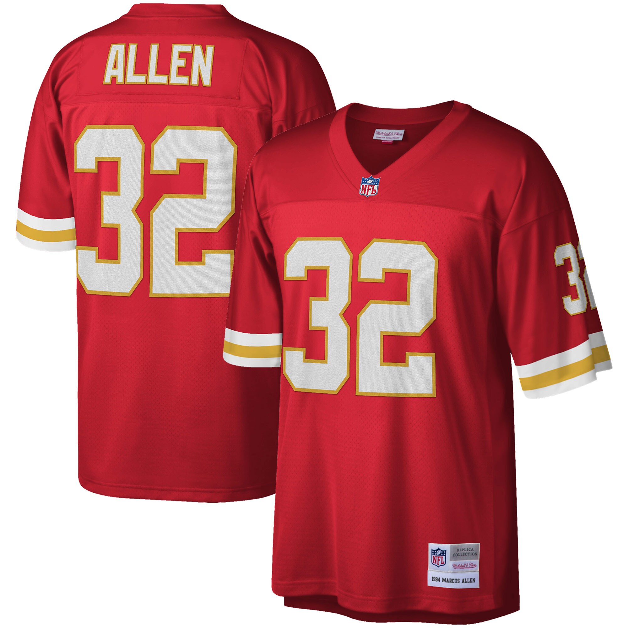 Marcus Allen Kansas City Chiefs  1994 Legacy Replica Jersey - Red