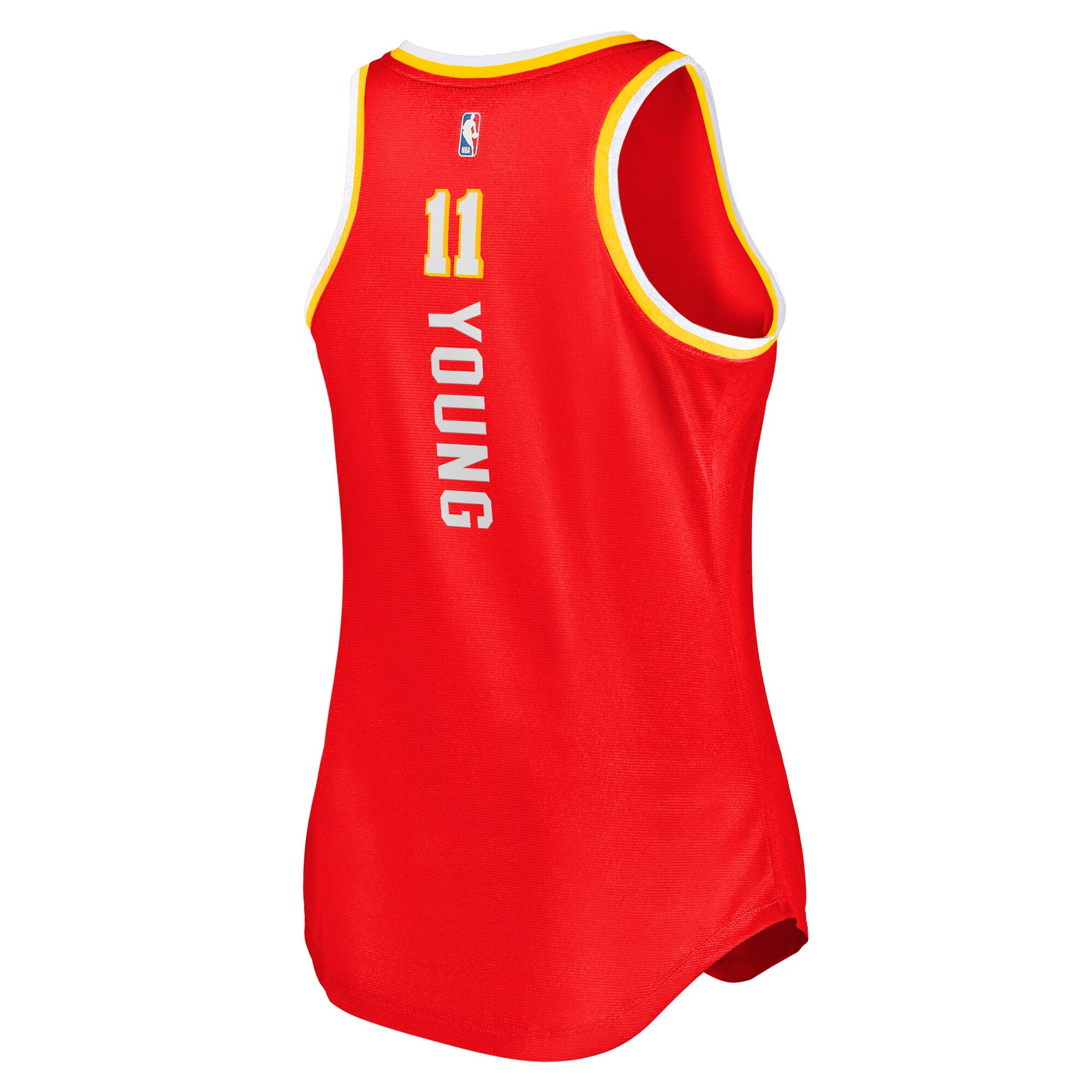 Trae Young Atlanta Hawks  Women's 2020/21 Fast Break Tank Jersey - Icon Edition - Red