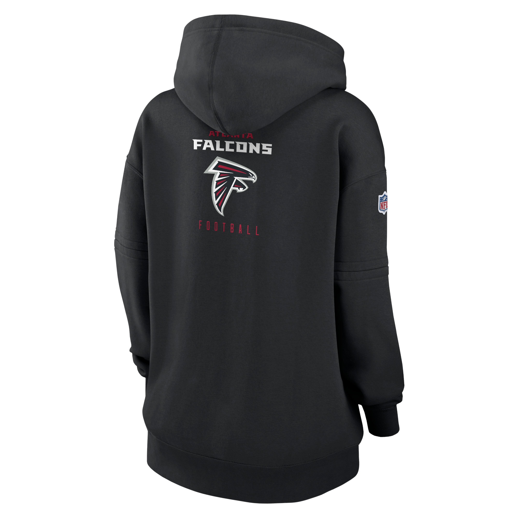 Atlanta Falcons  Women's 2023 Sideline Club Fleece Pullover Hoodie - Black