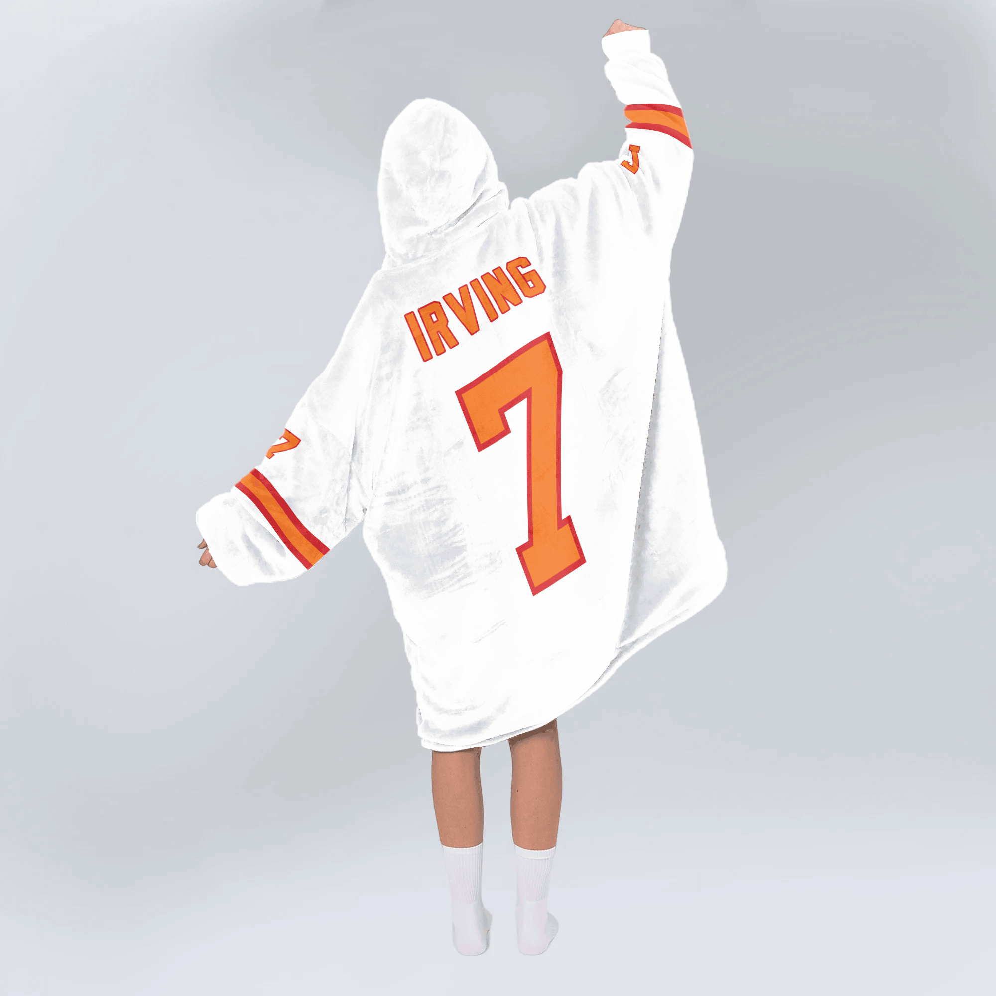 Adult B.I 7 Tampa Bay Football 50th Season Game Unisex Blanket Hoodie