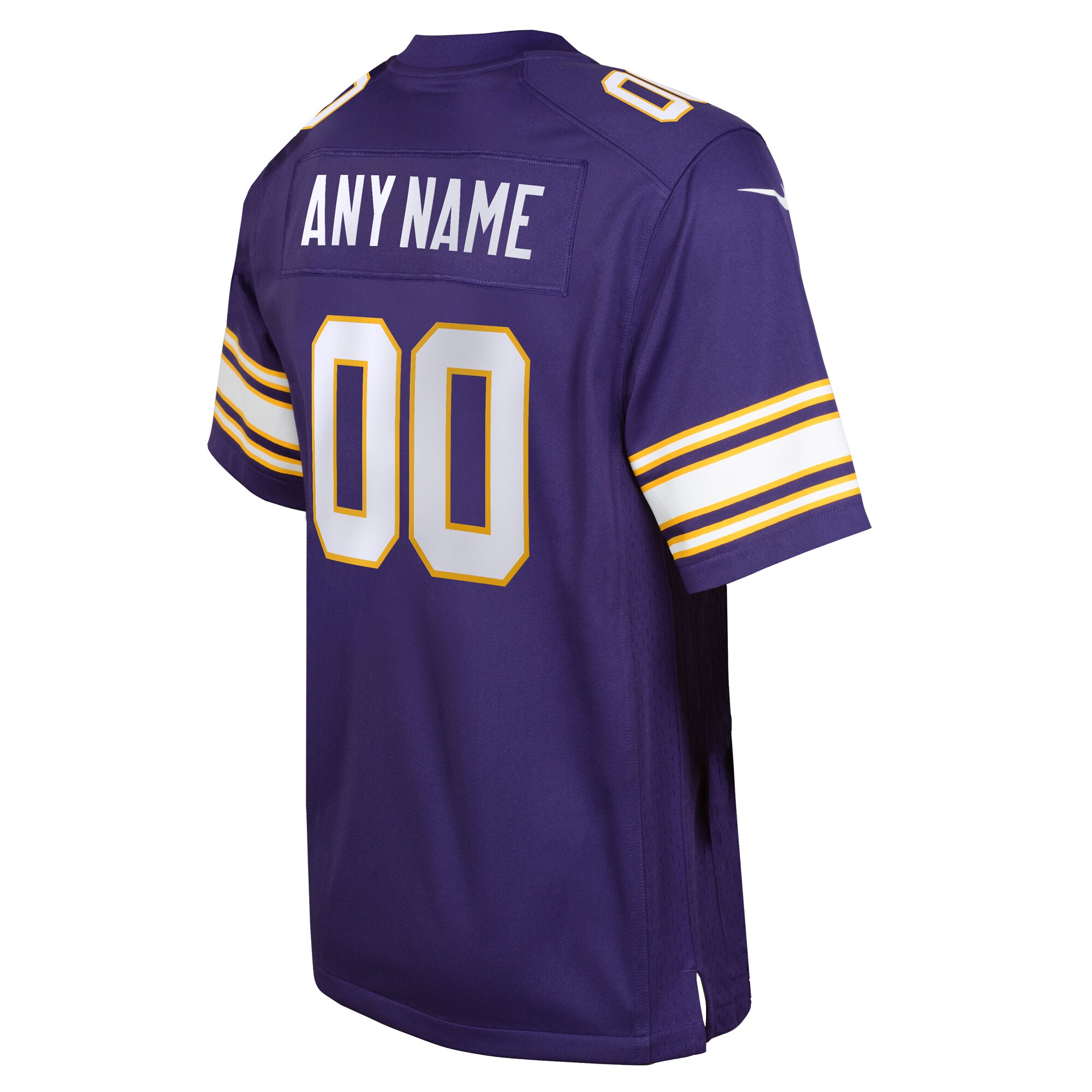 Minnesota Vikings  Youth Classic Custom Game Jersey - Purple