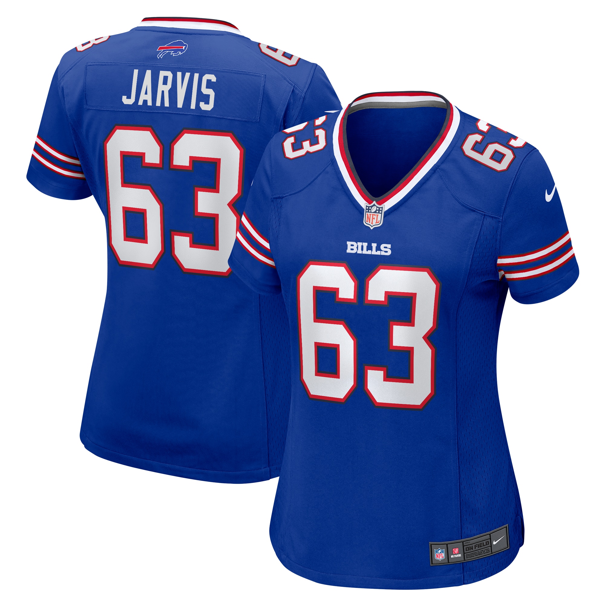 Kevin Jarvis Buffalo Bills Women's Team Game Jersey -  Royal