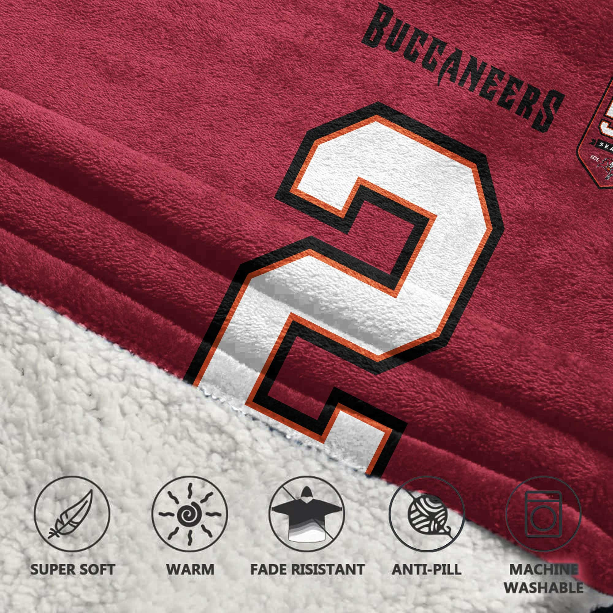 Kid E.E 2 Tampa Bay Football Unisex Blanket Hoodie