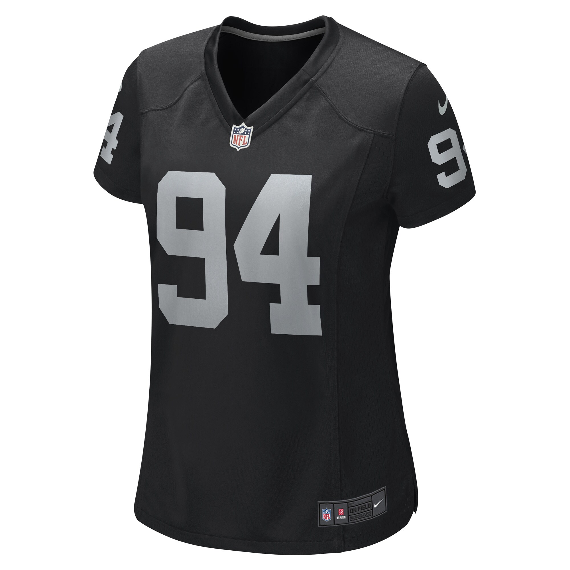 Jenkins Las Vegas Raiders  Women's Game Player Jersey - Black
