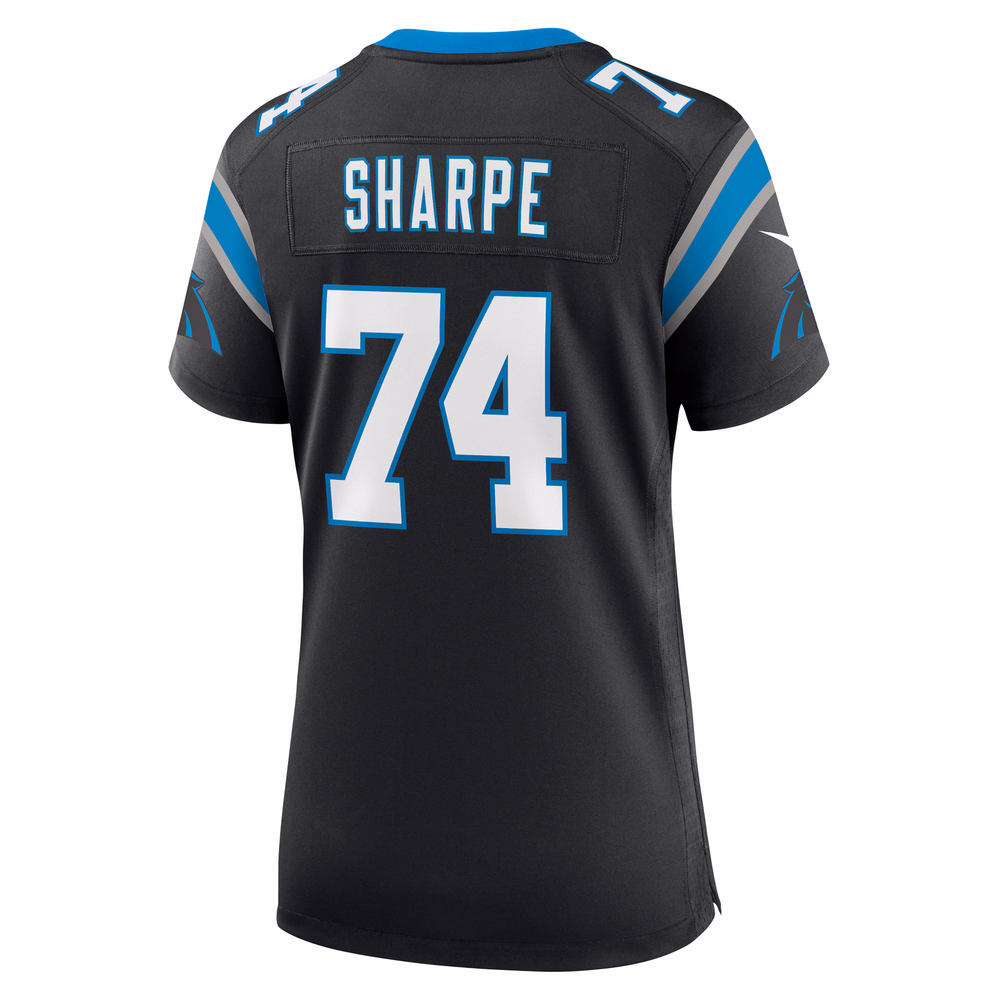 David Sharpe Carolina Panthers Women's Team Game Jersey -  Black