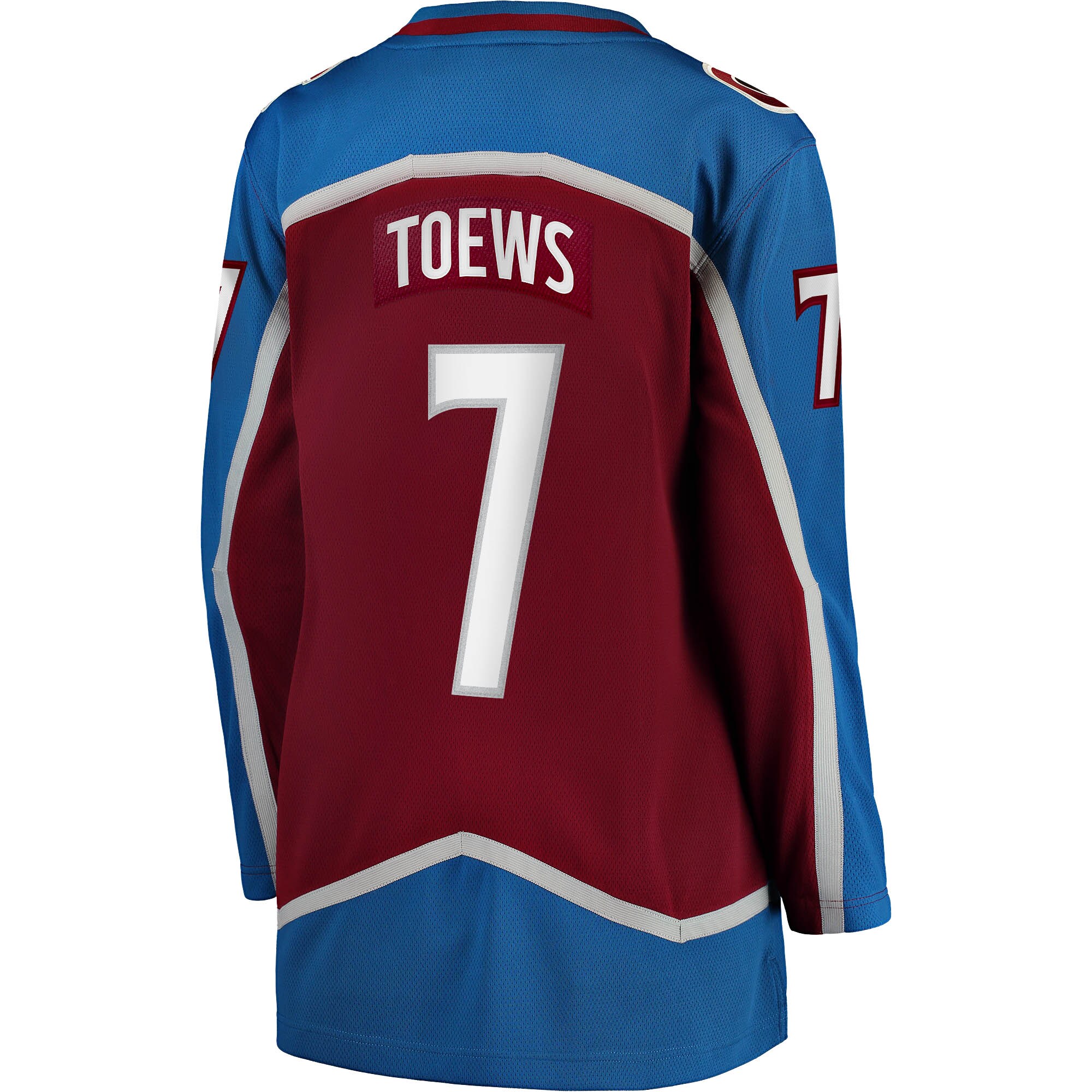 Devon Toews Colorado Avalanche Women's Home Breakaway Player Jersey - Burgundy