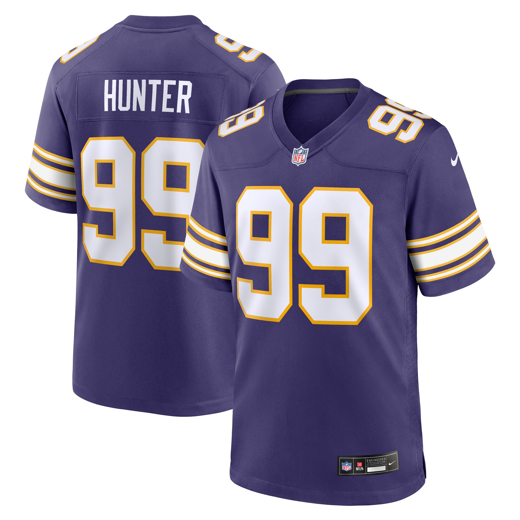 Danielle Hunter Minnesota Vikings  Classic Player Game Jersey - Purple