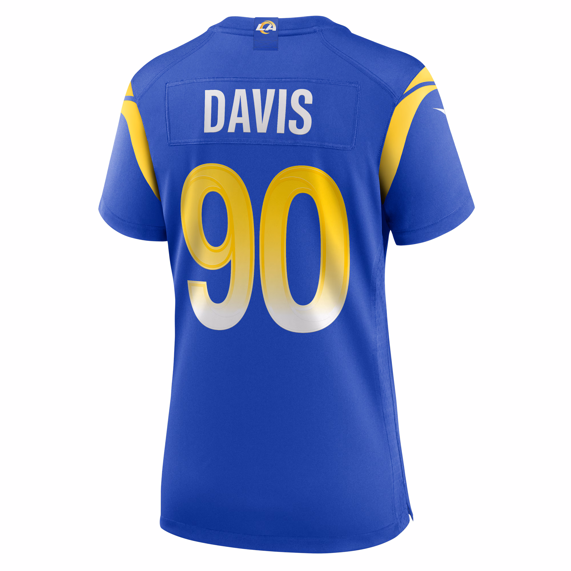 Tyler Davis Los Angeles Rams Women's  Game Jersey -  Royal