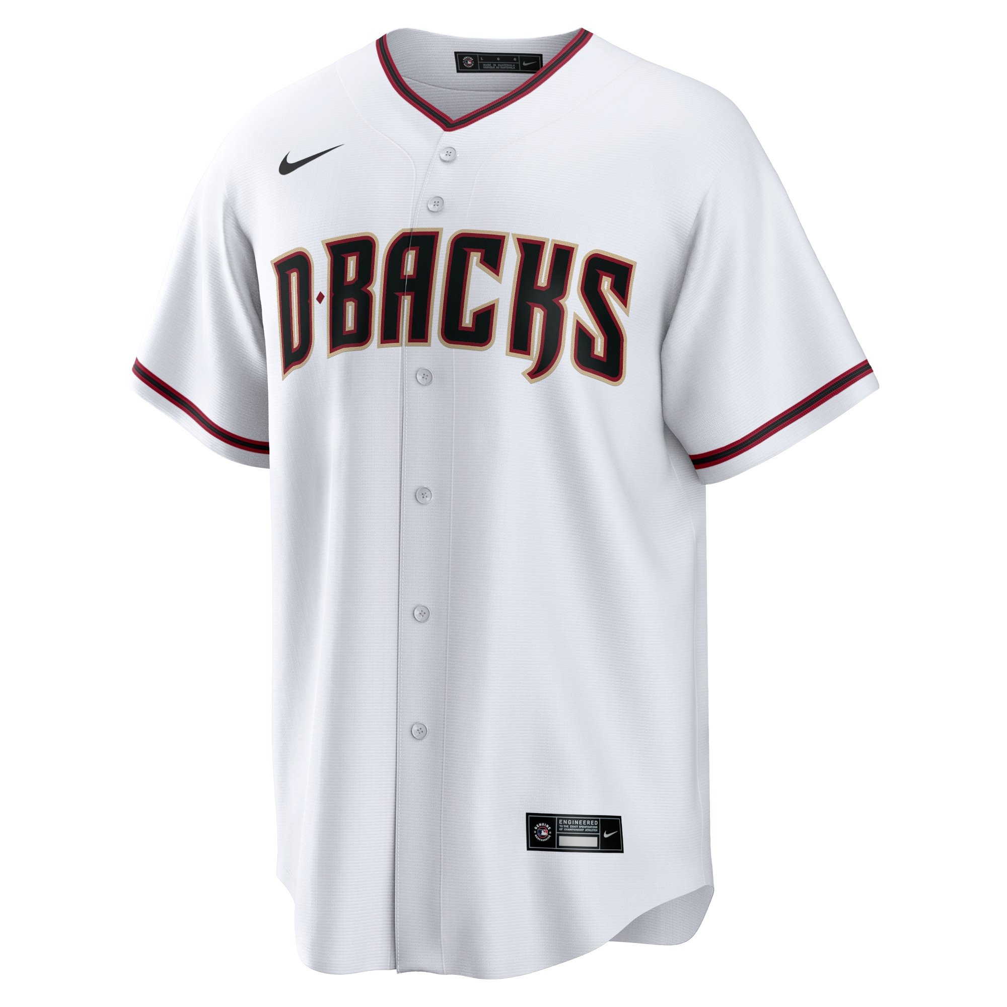 Men's Arizona Diamondbacks Corbin Carroll  White Home Replica Player Jersey