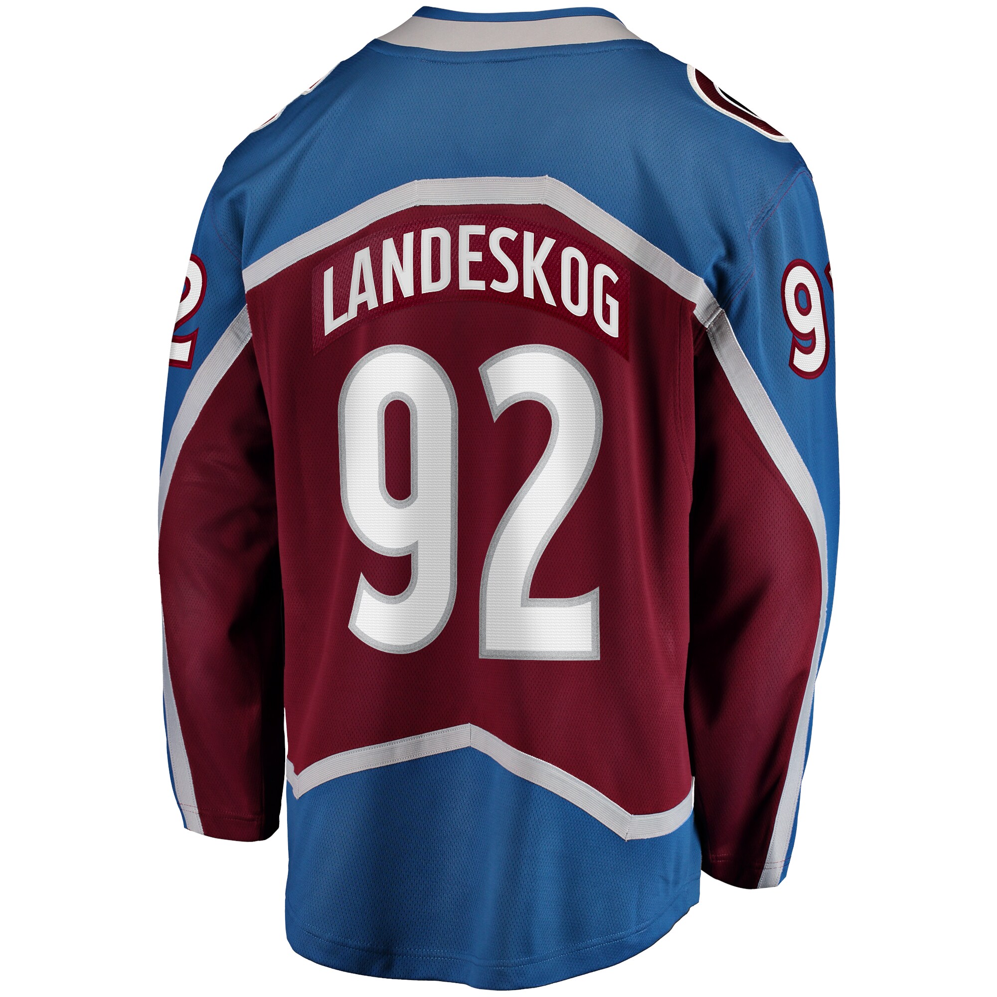 Gabriel Landeskog Colorado Avalanche Home 2022 Stanley Cup Champions Breakaway Player Jersey - Burgundy