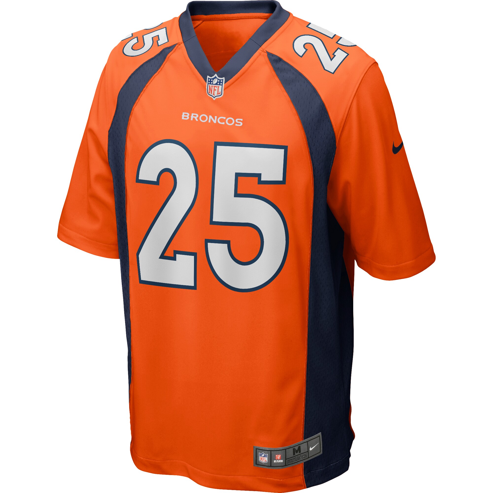 Melvin Gordon III Denver Broncos  Game Jersey - Orange