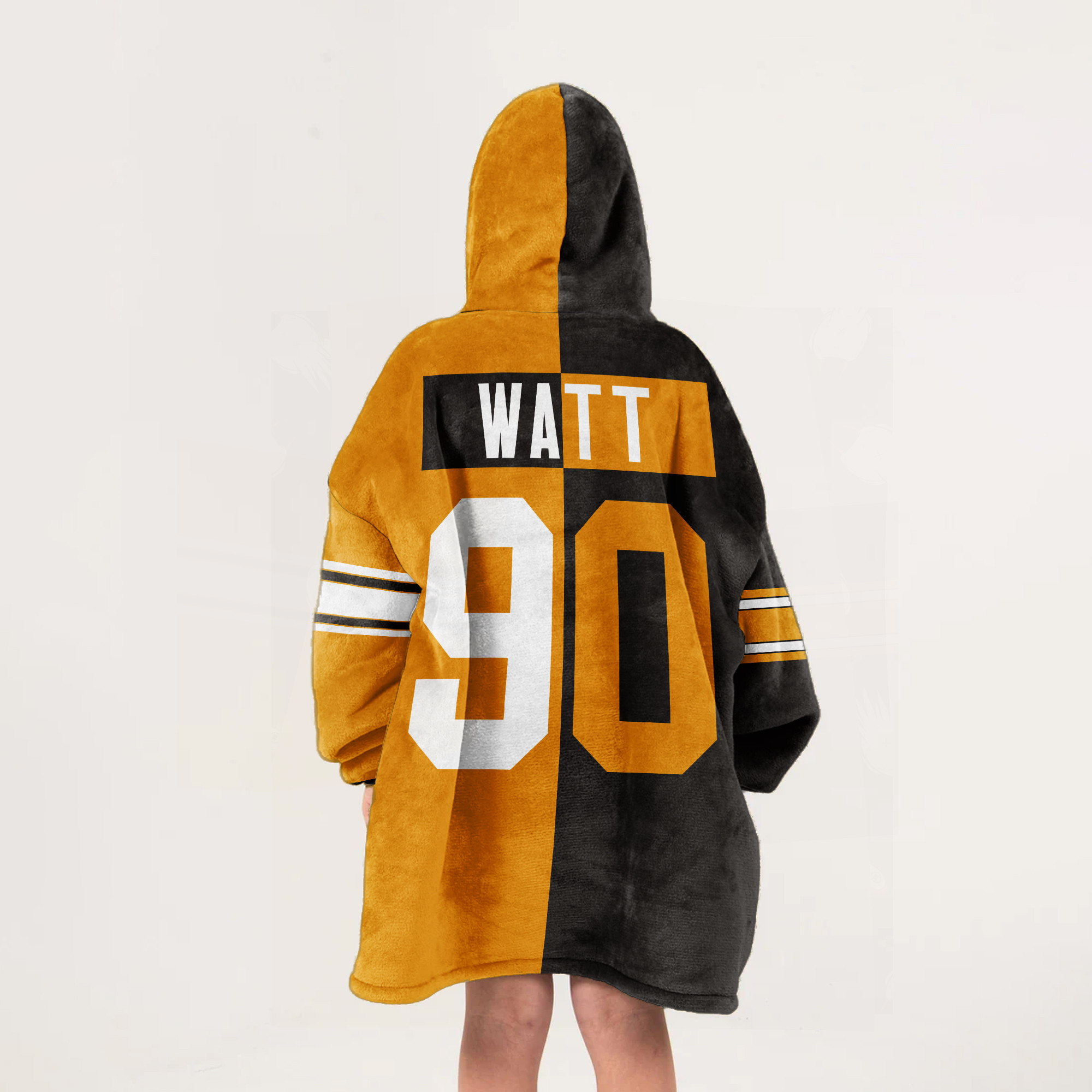 Adult T.J.W 90 Pittsburgh Football Unisex Blanket Hoodie