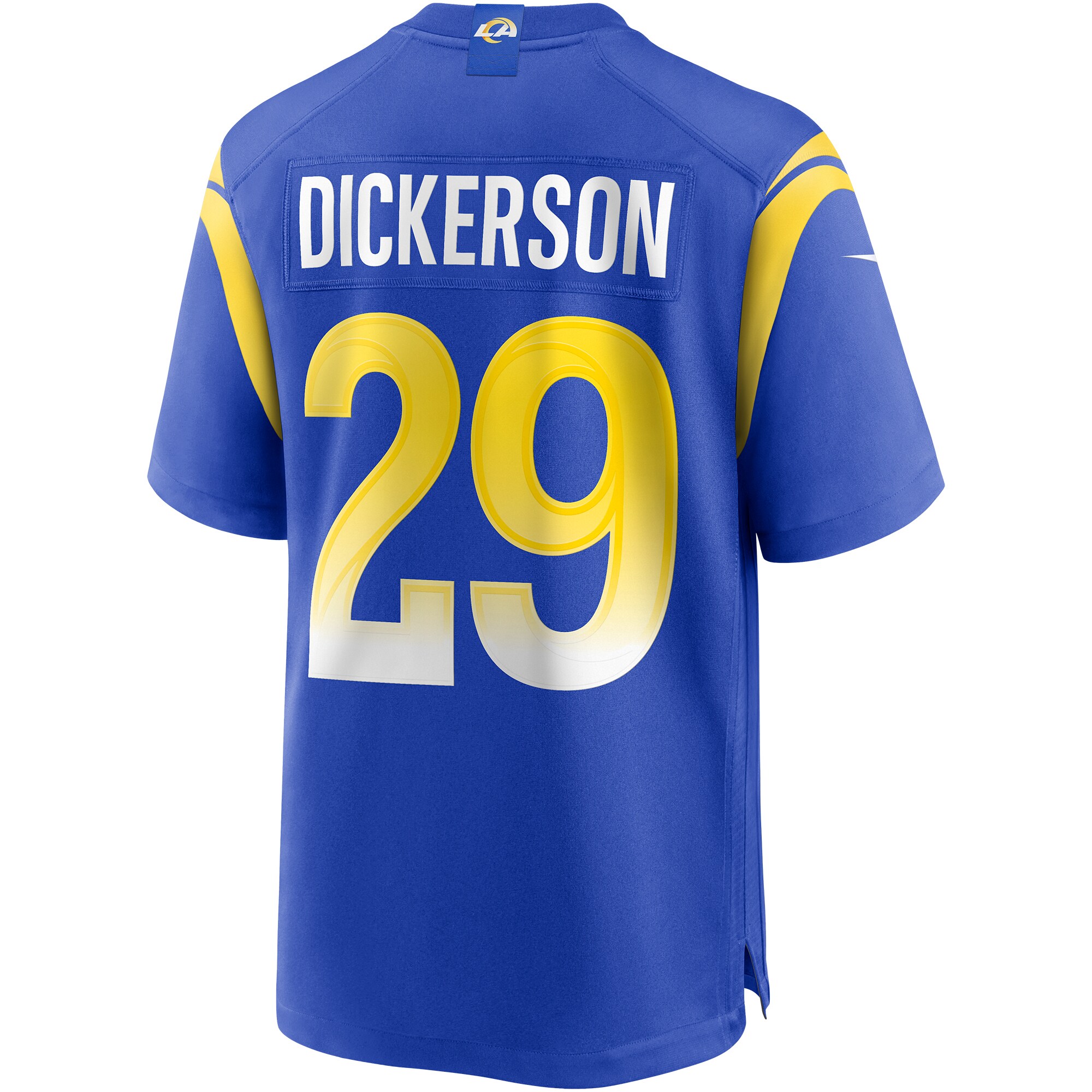 Eric Dickerson Los Angeles Rams Game Retired Player Jersey - Royal