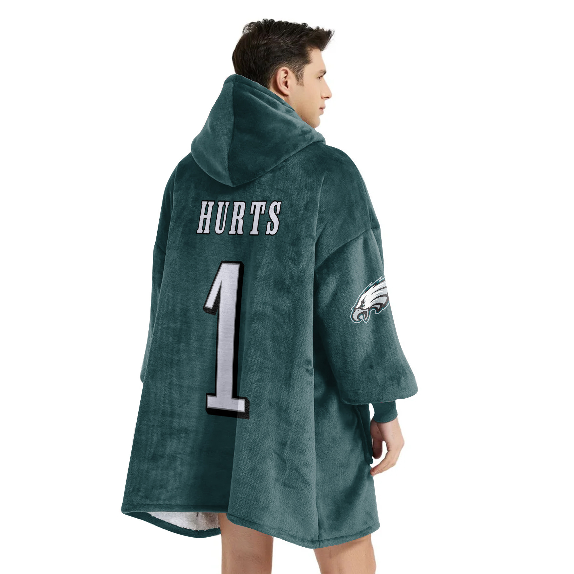 Adult 1 Philadelphia Football Unisex Blanket Hoodie