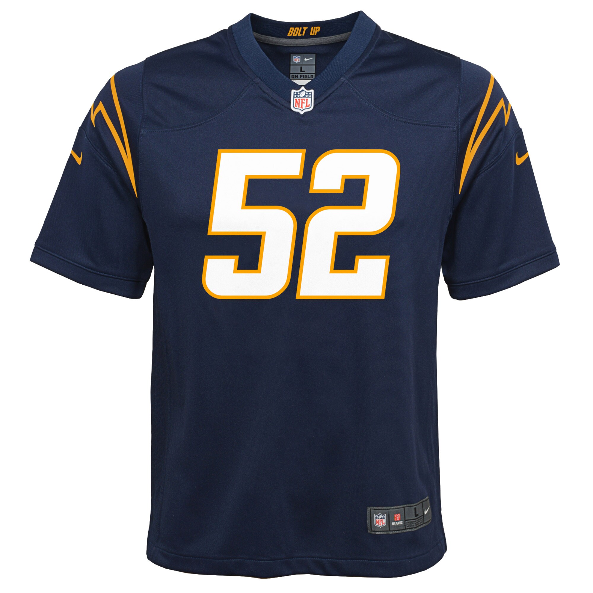 Khalil Mack Los Angeles Chargers  Youth Alternate Game Jersey - Navy