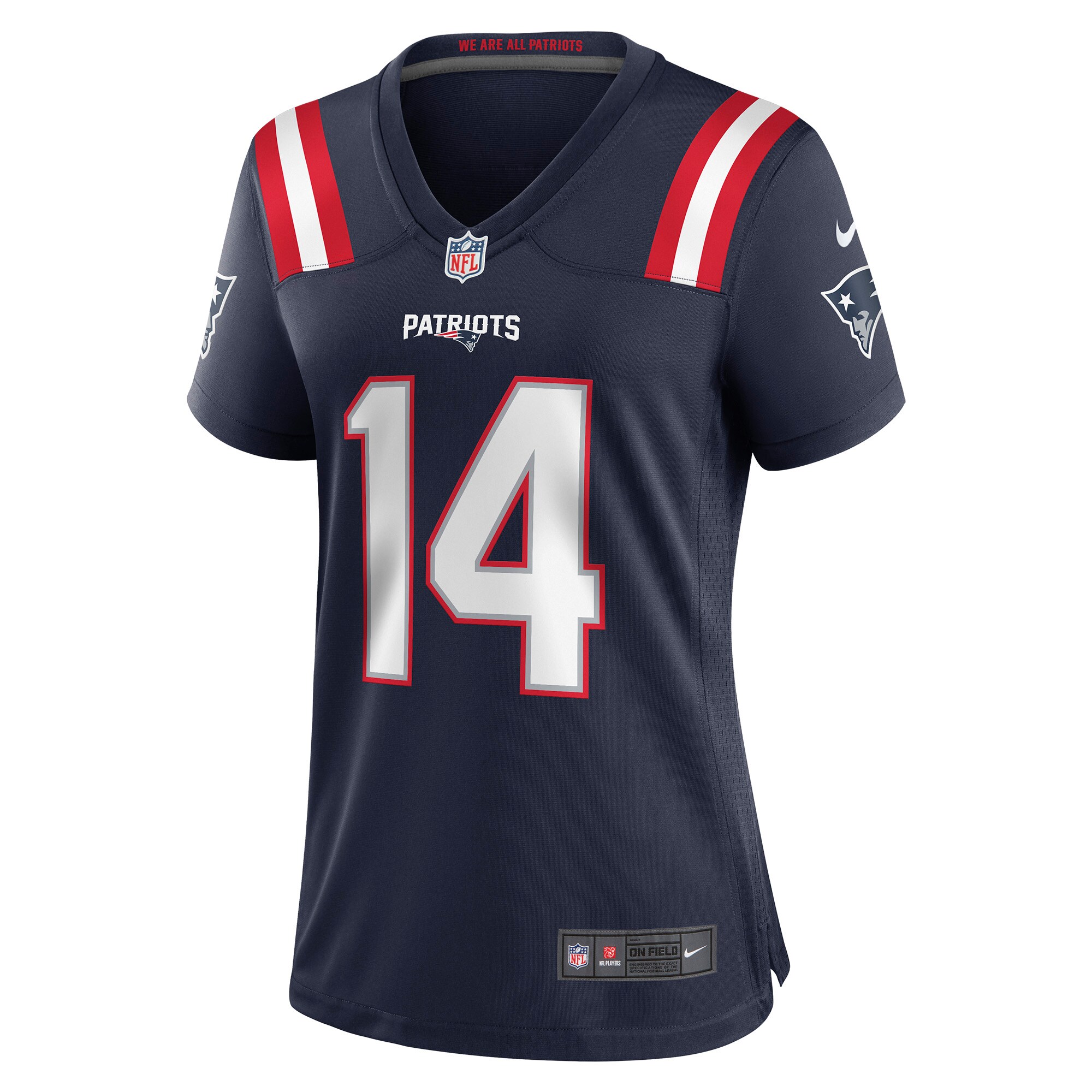Ty Montgomery New England Patriots Women's Game Jersey - Navy