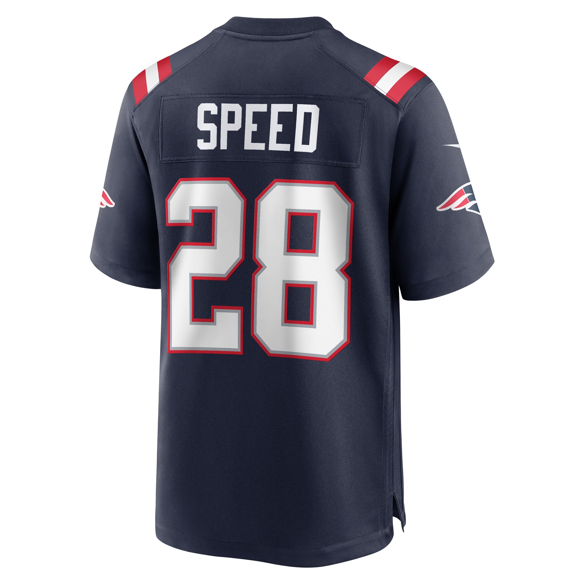 Ameer Speed New England Patriots Team Game Jersey -  Navy