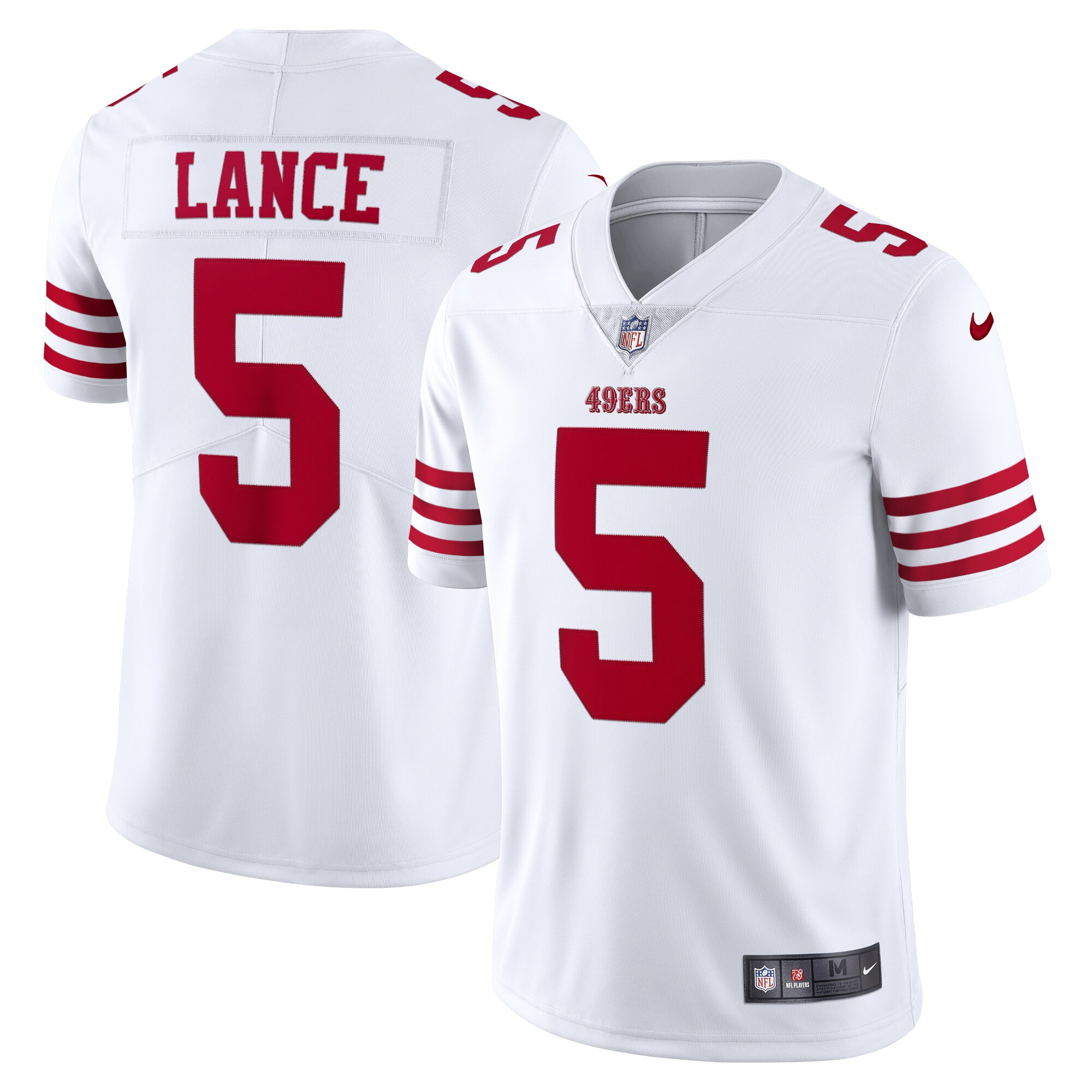 Trey Lance San Francisco 49ers  Vapor Limited Jersey - White