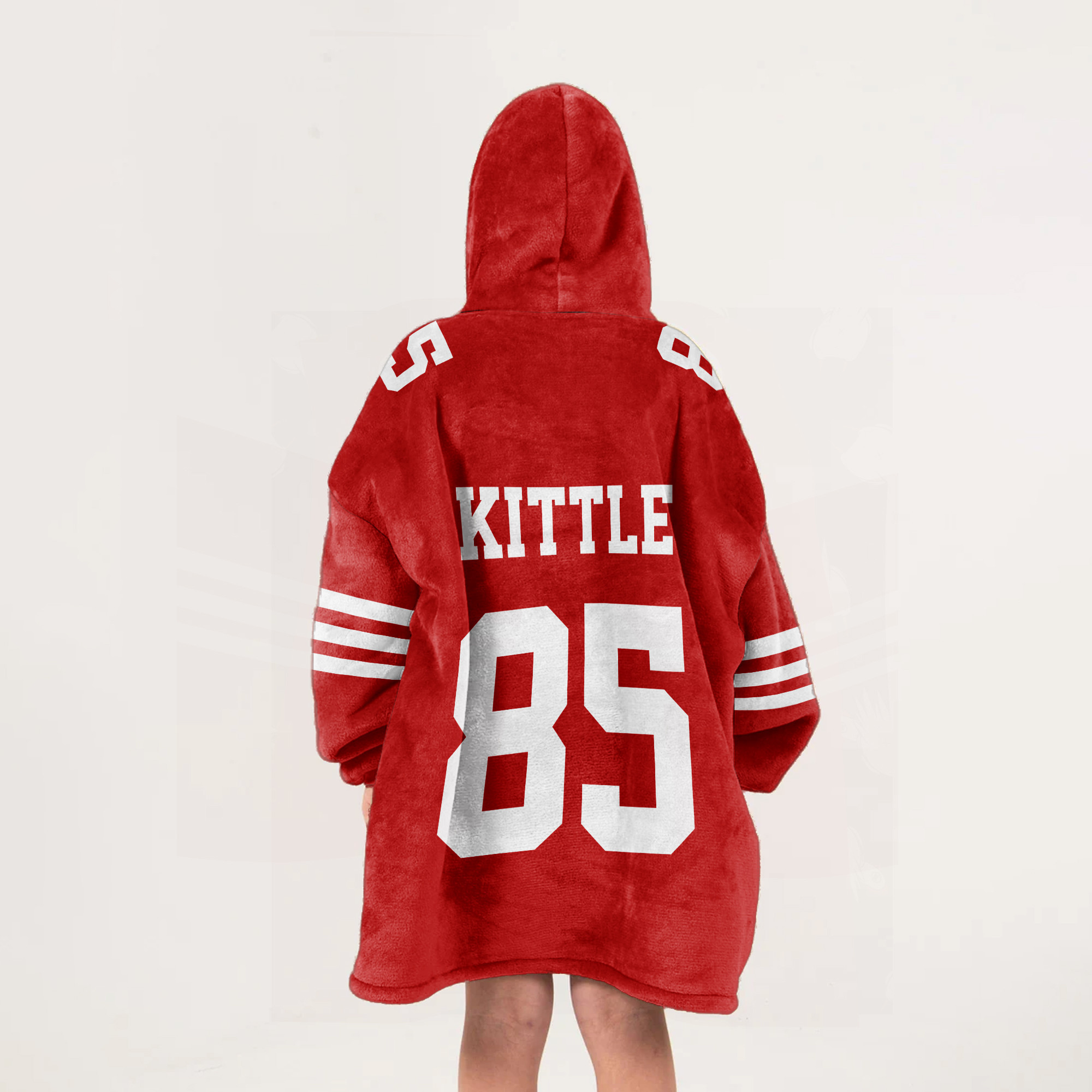 Adult San Francisco 49ers Football Unisex Blanket Hoodie