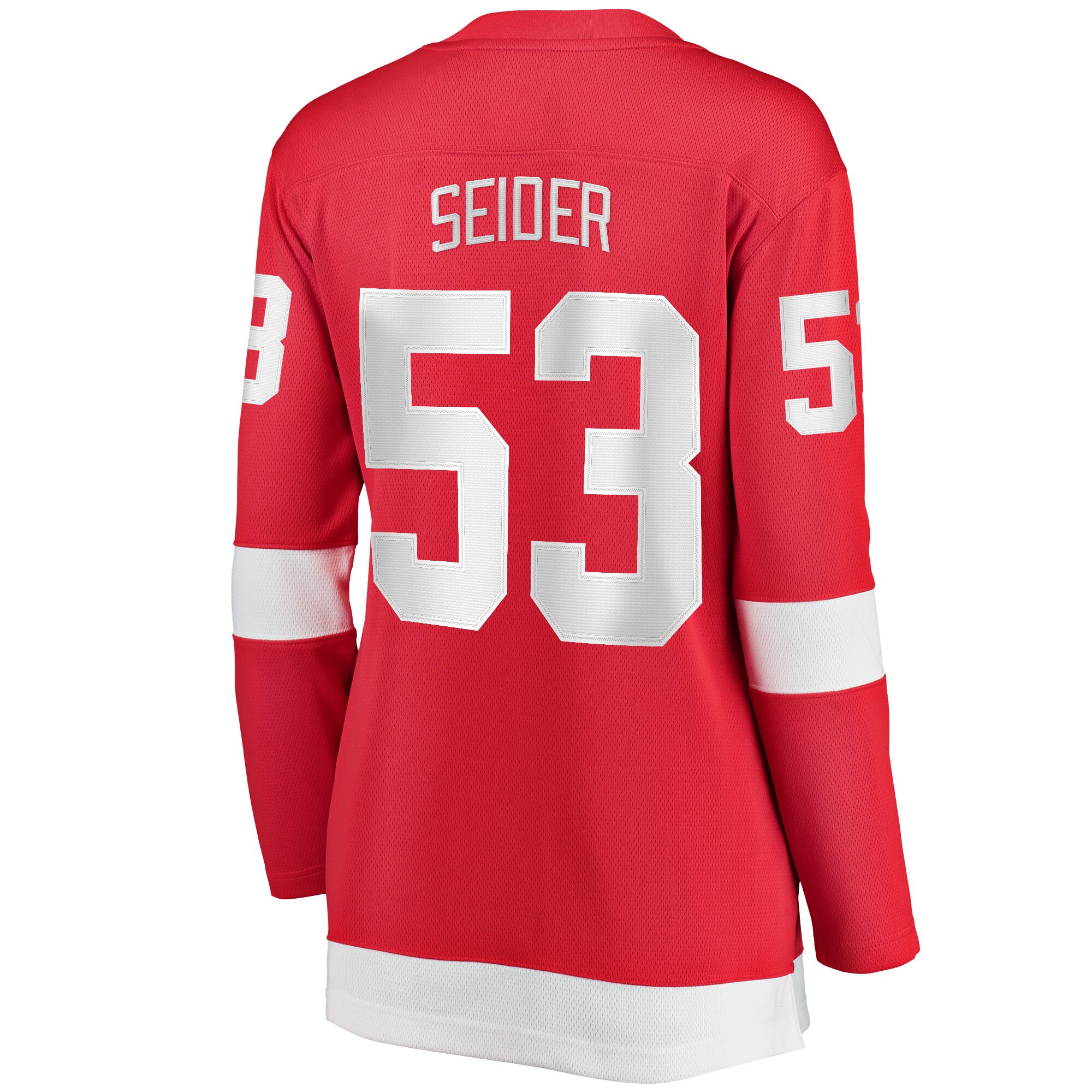 Moritz Seider Detroit Red Wings Women's Home Breakaway Player Jersey - Red