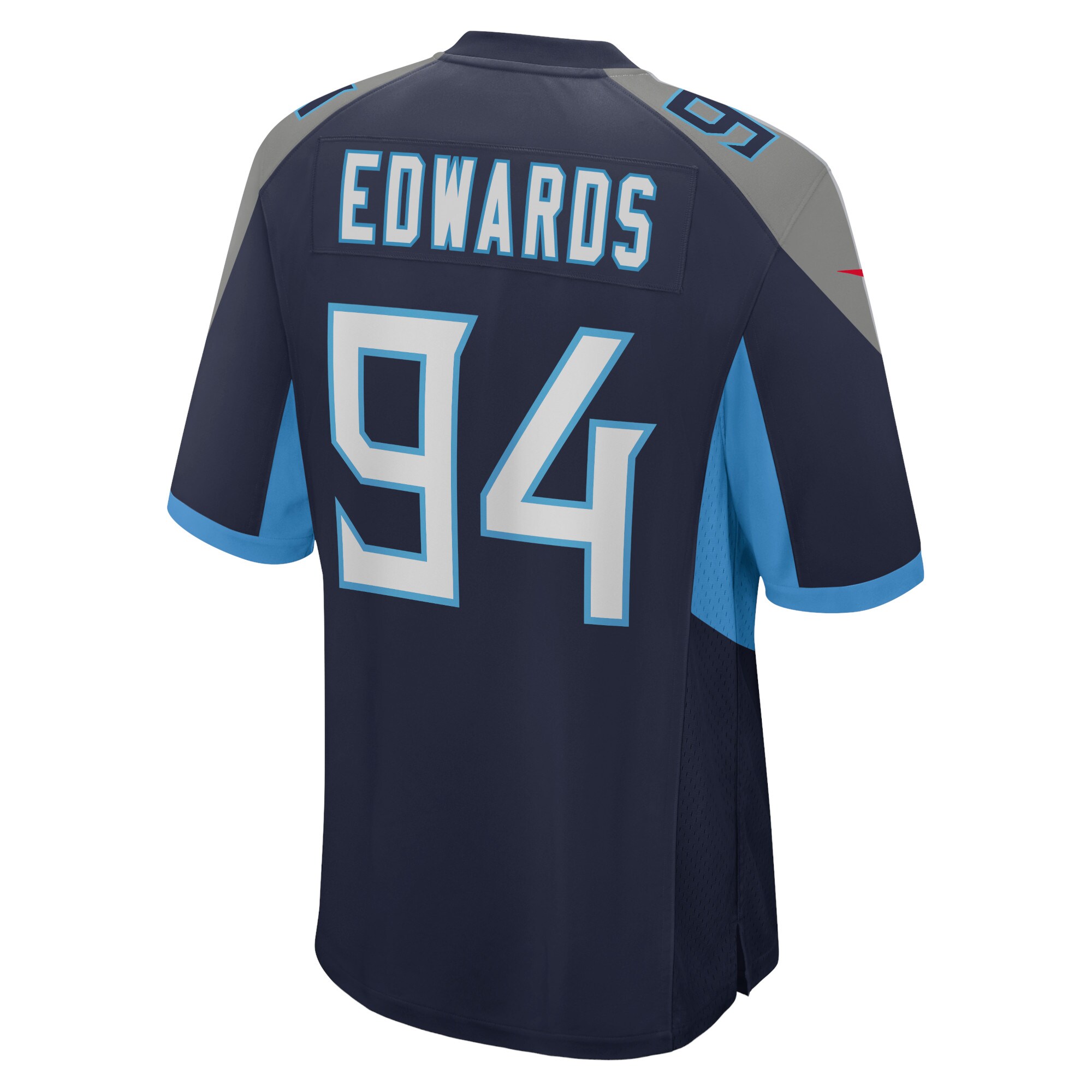 Mario Edwards Tennessee Titans  Home Game Player Jersey - Navy