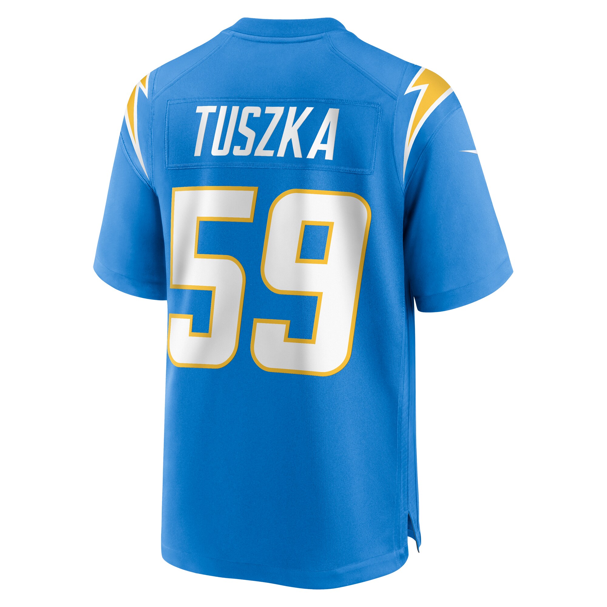 Derrek Tuszka Los Angeles Chargers  Home Game Player Jersey - Powder Blue