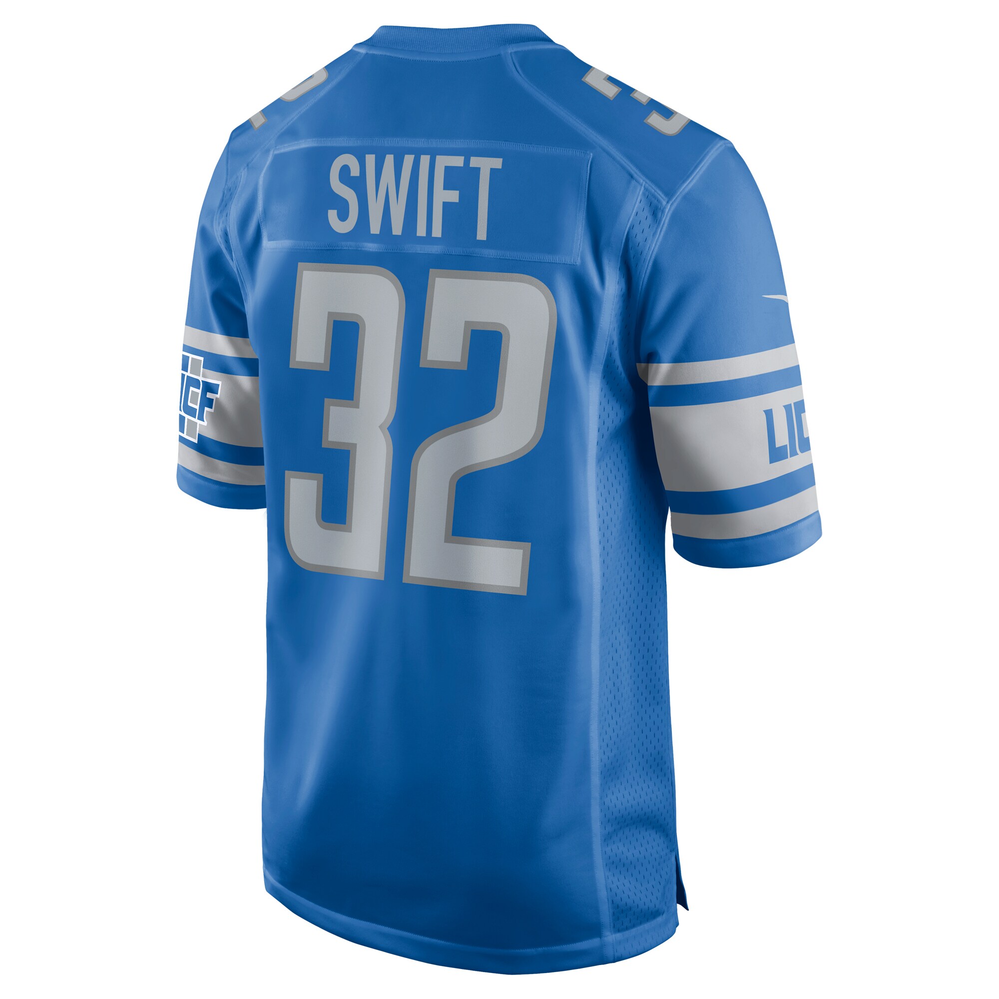 D'Andre Swift Detroit Lions  Team Game Jersey - Blue