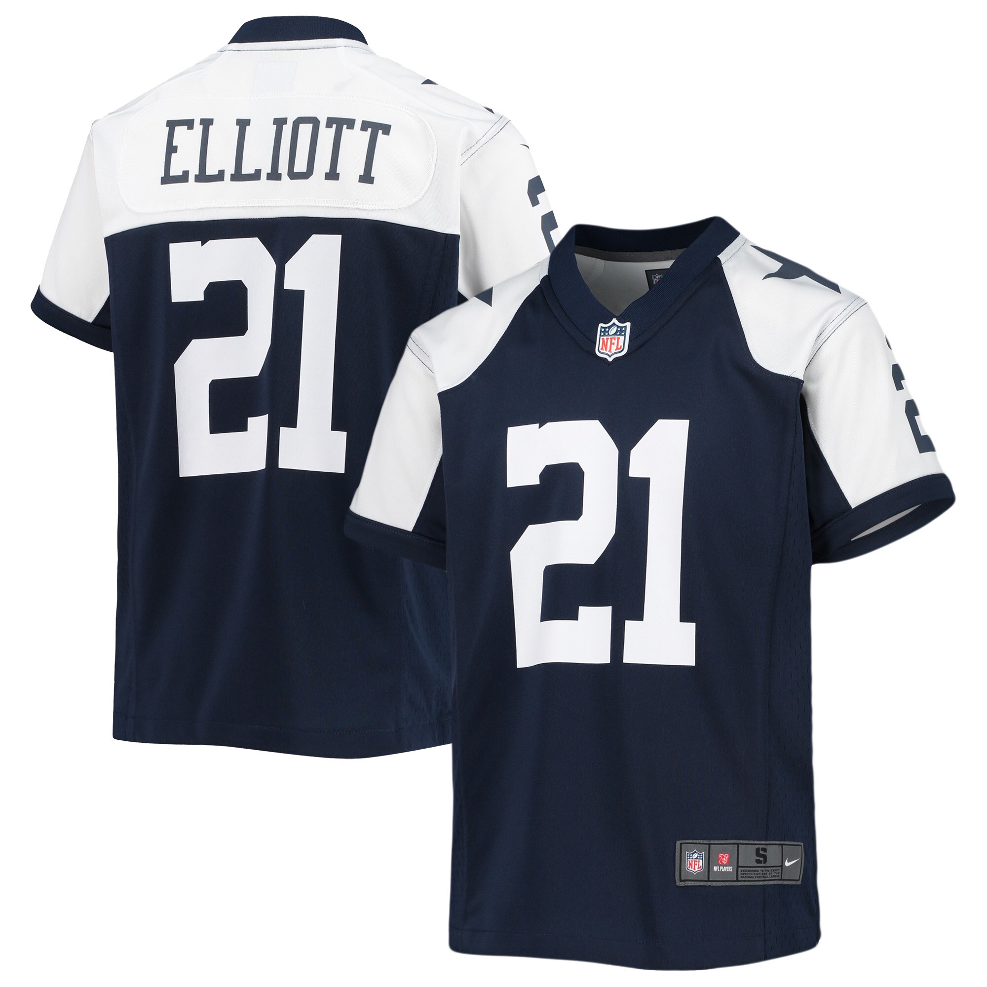 Ezekiel Elliott Dallas Cowboys  Youth Alternate Player Game Jersey - Navy