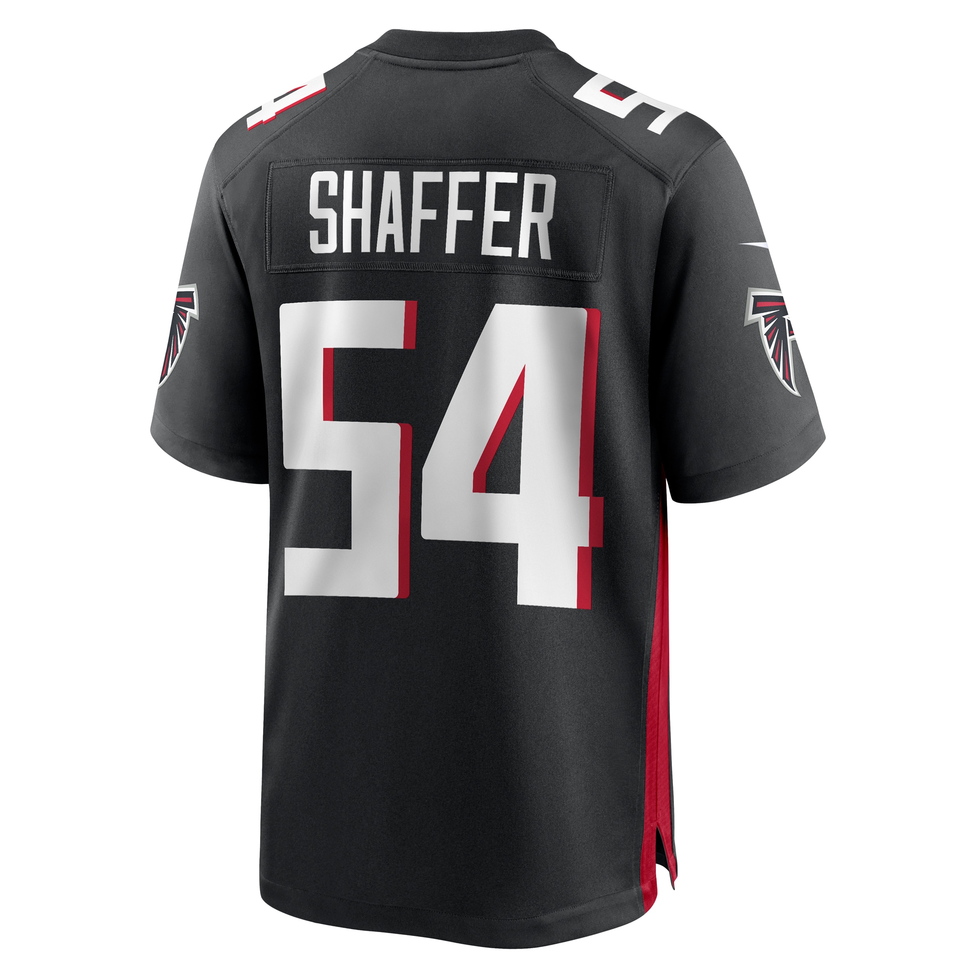 Justin Shaffer Atlanta Falcons  Game Jersey -  Black