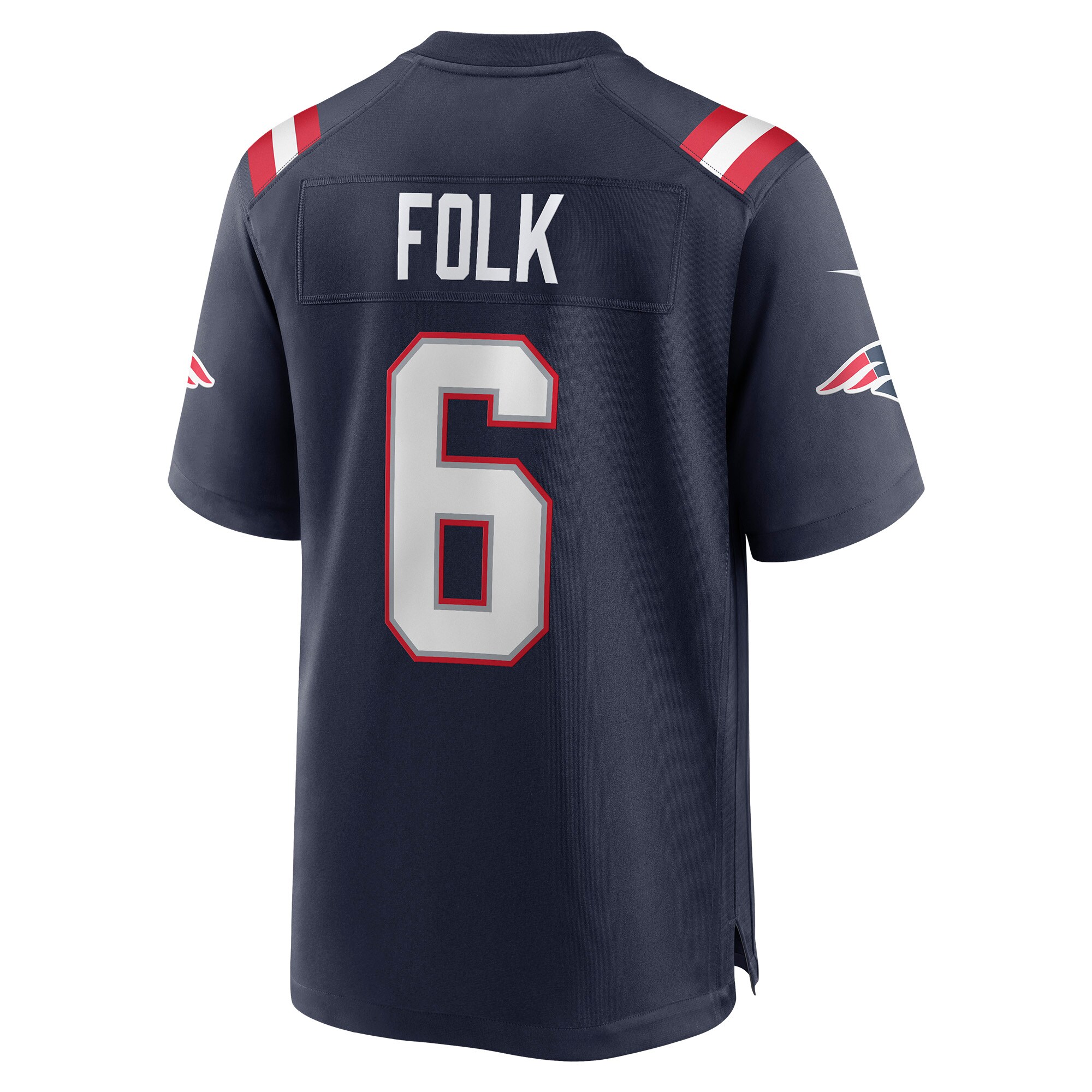 Nick Folk New England Patriots  Game Jersey - Navy