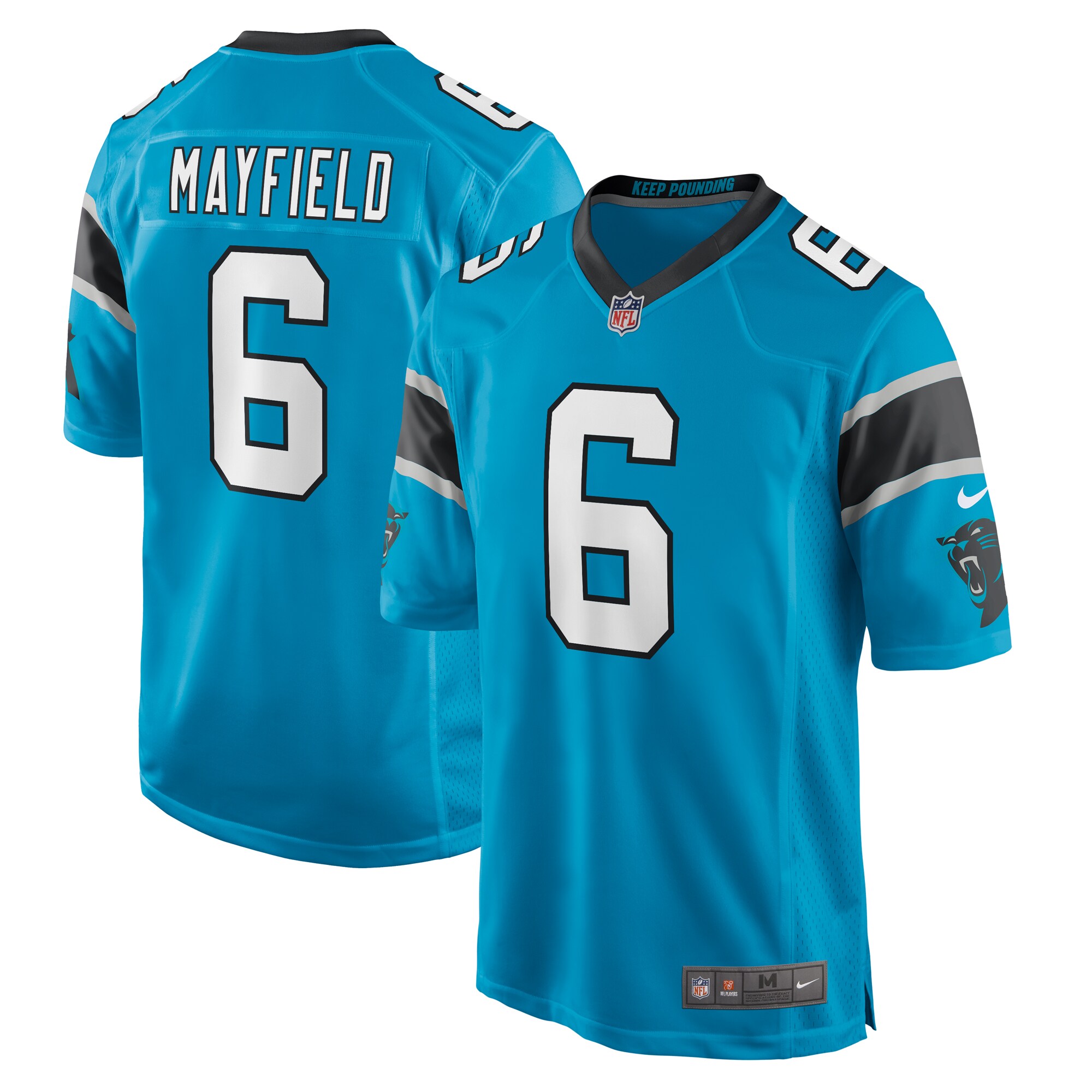 Baker Mayfield Carolina Panthers  Alternate Player Game Jersey - Blue
