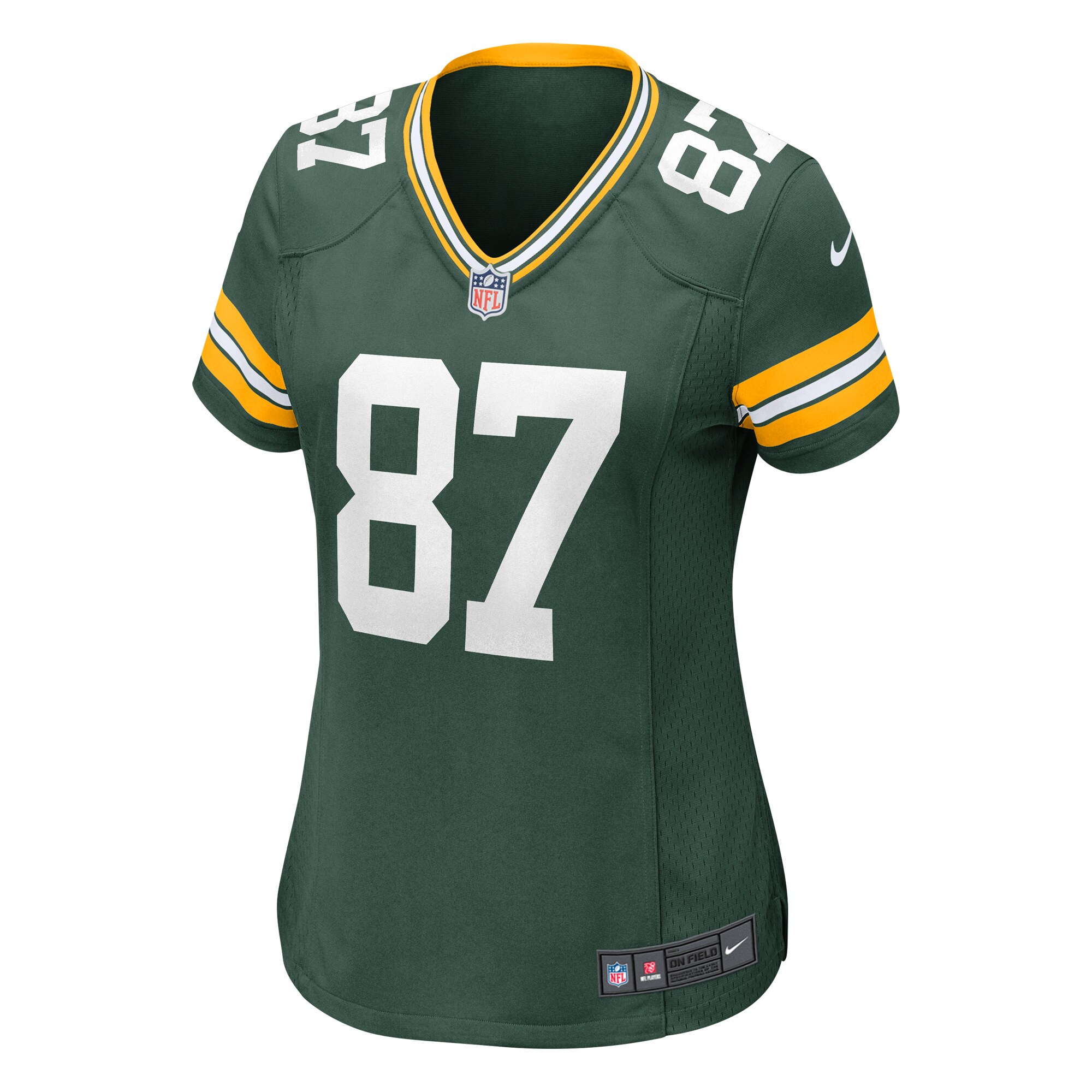 Jordy Nelson Green Bay Packers Women's Retired Game Jersey - Green