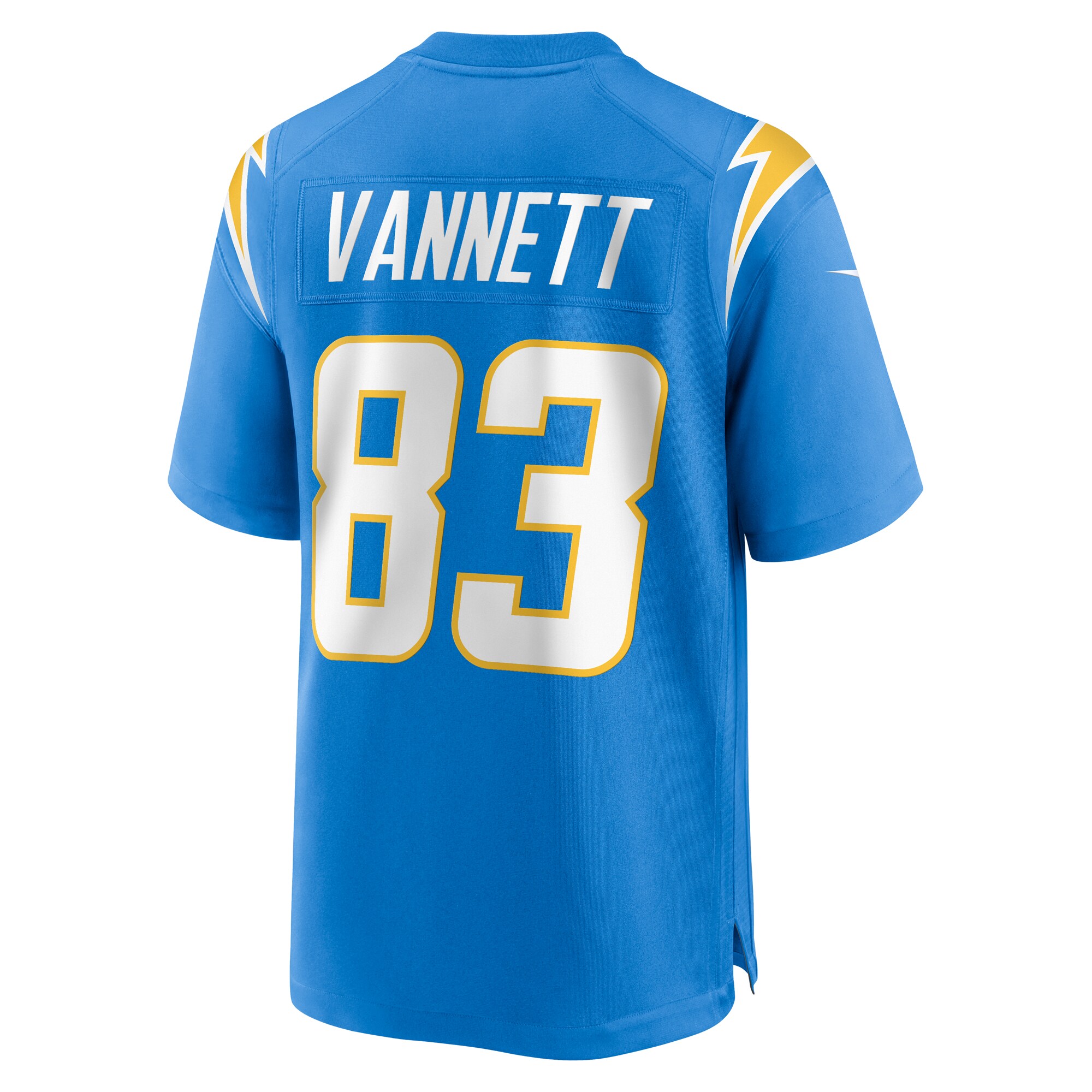 Nick Vannett Los Angeles Chargers Team Game Jersey -  Powder Blue