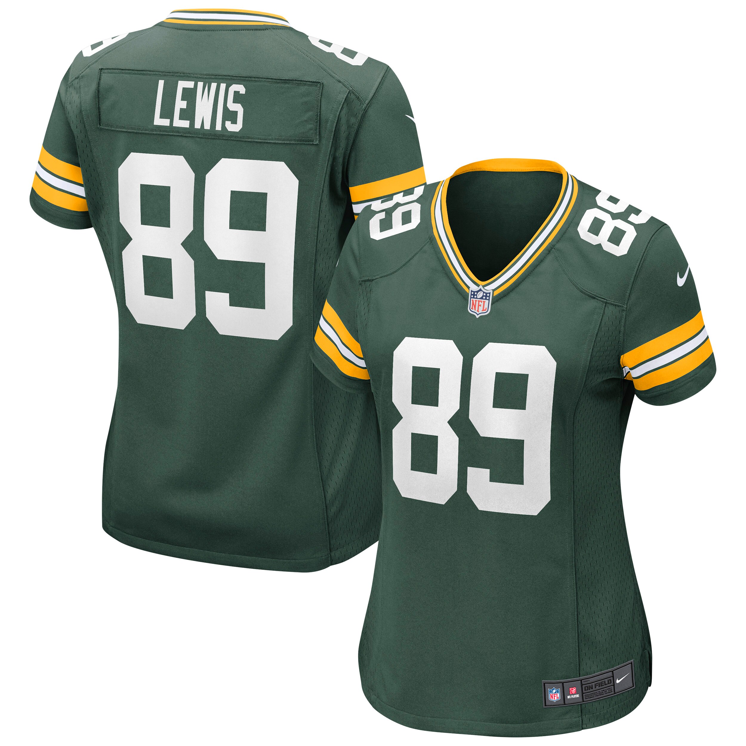 Marcedes Lewis Green Bay Packers  Women's Game Jersey - Green
