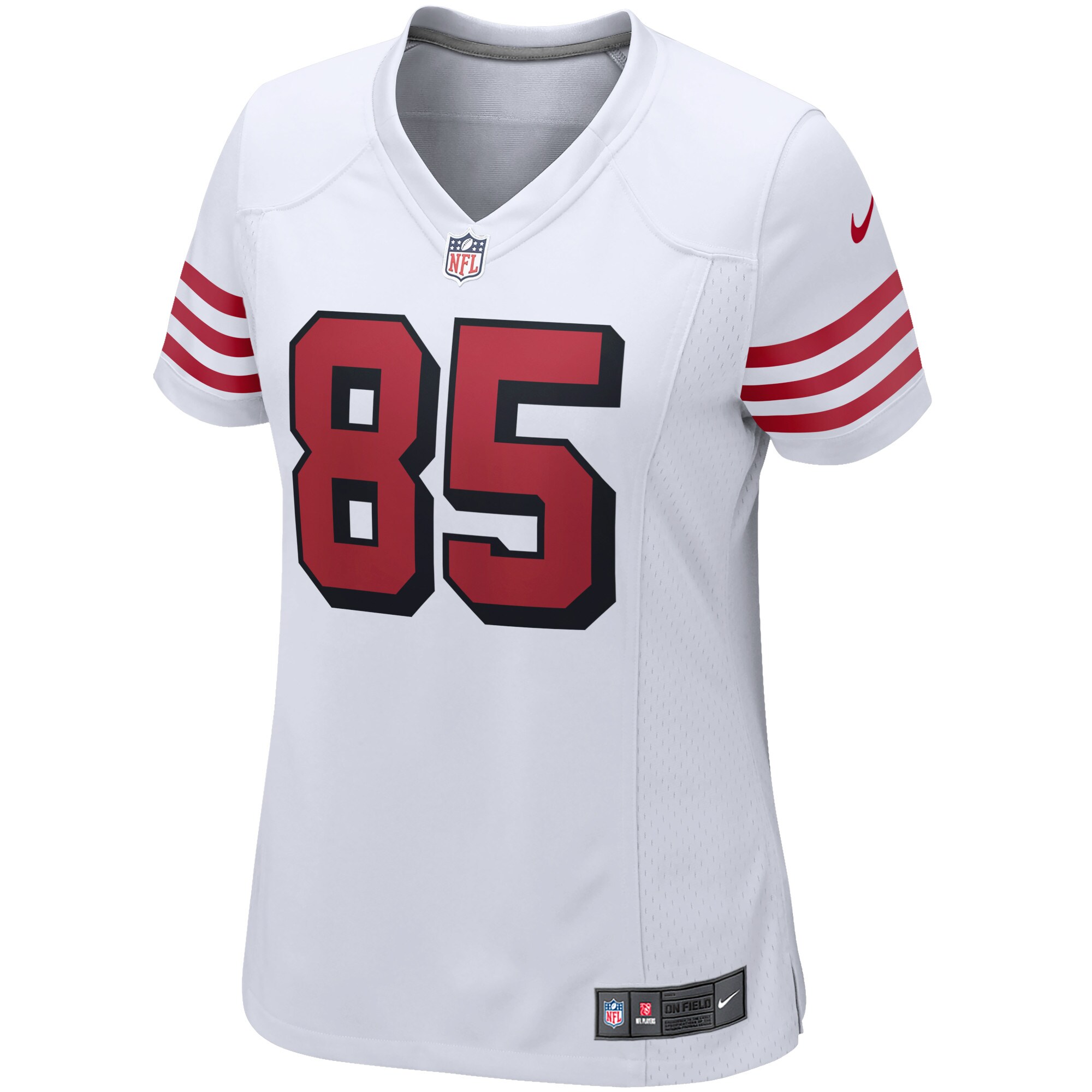 George Kittle San Francisco 49ers  Women's Alternate Game Player Jersey - White