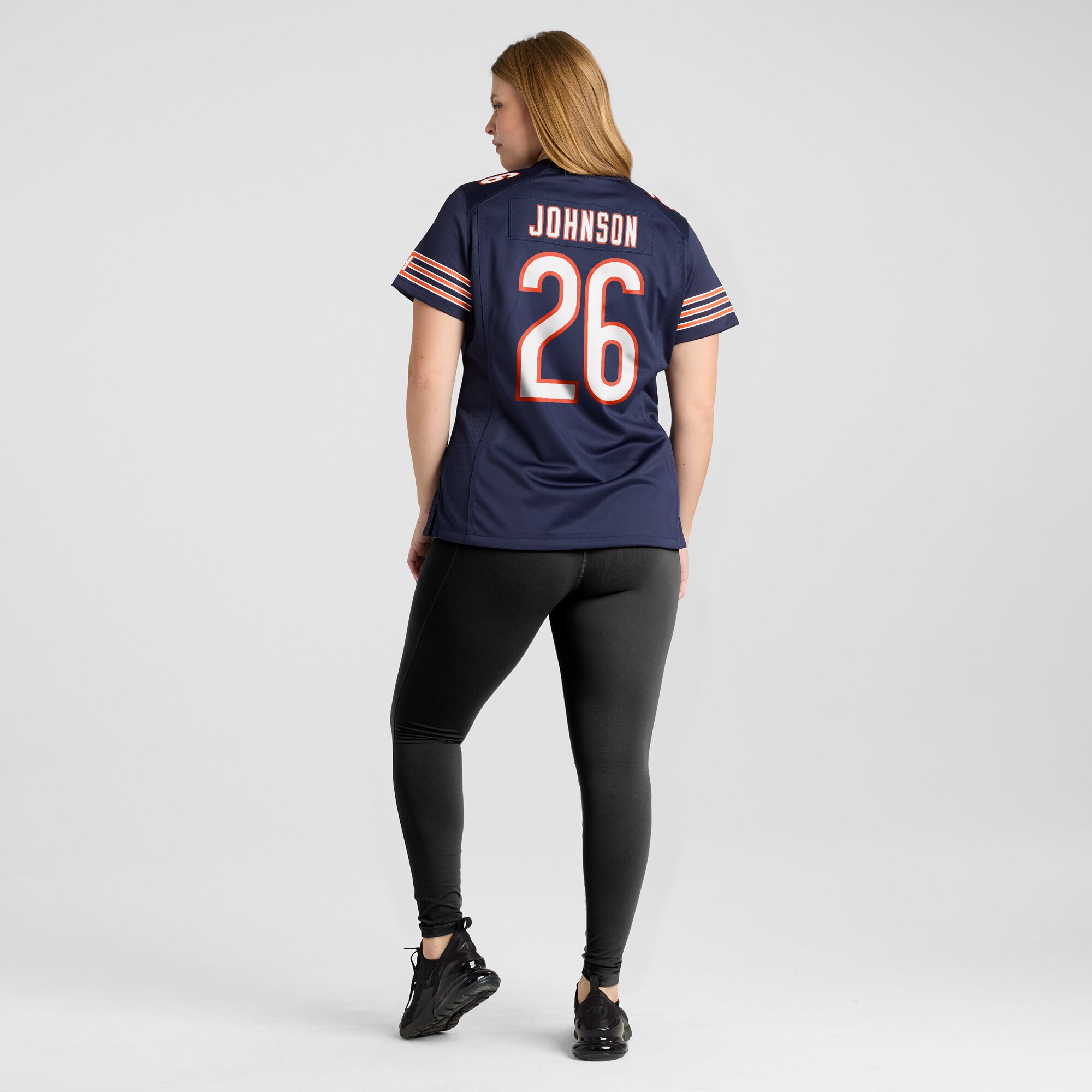 Quindell Johnson Chicago Bears Women's Team Game Jersey -  Navy