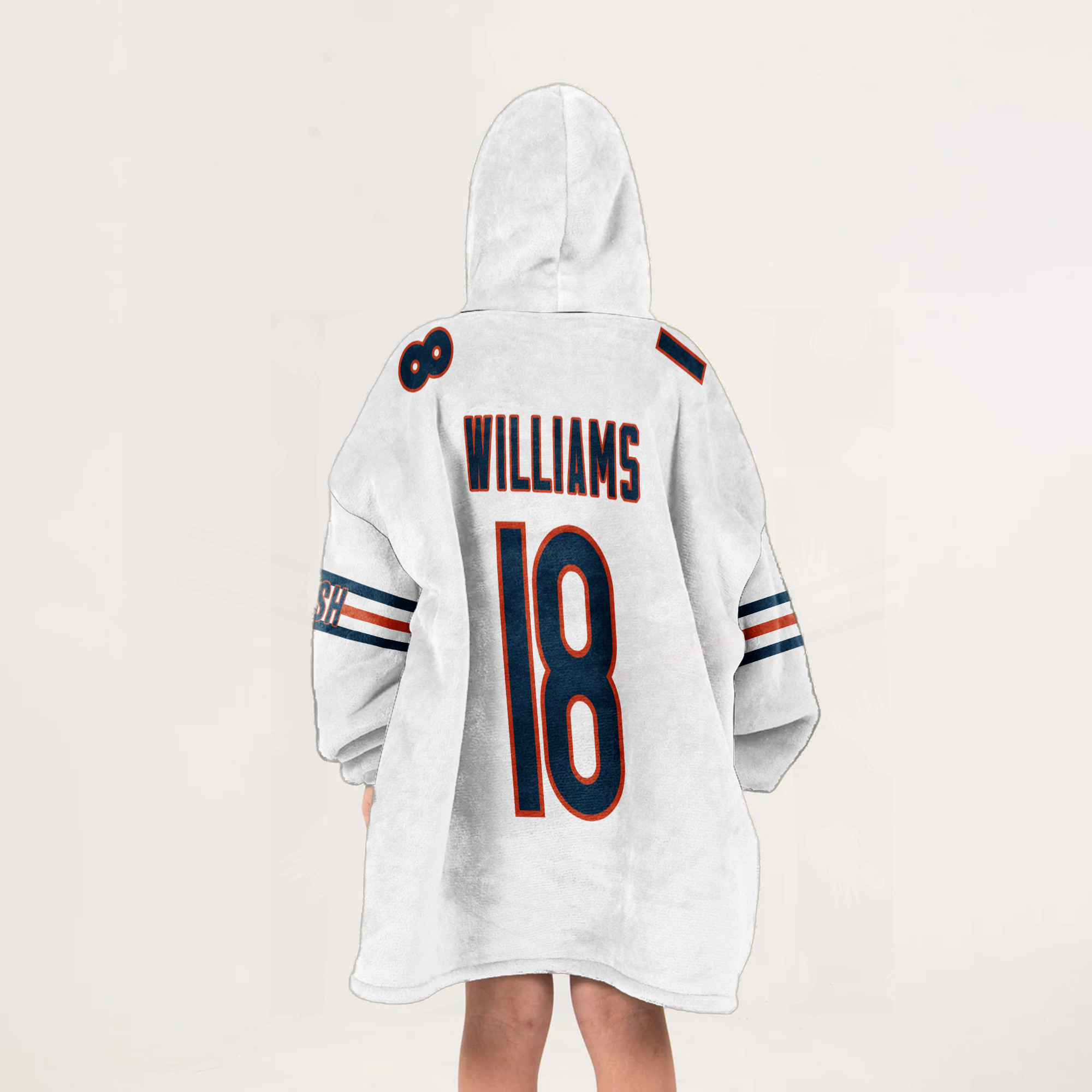 Adult C.W 18 Chicago Football Unisex Blanket Hoodie