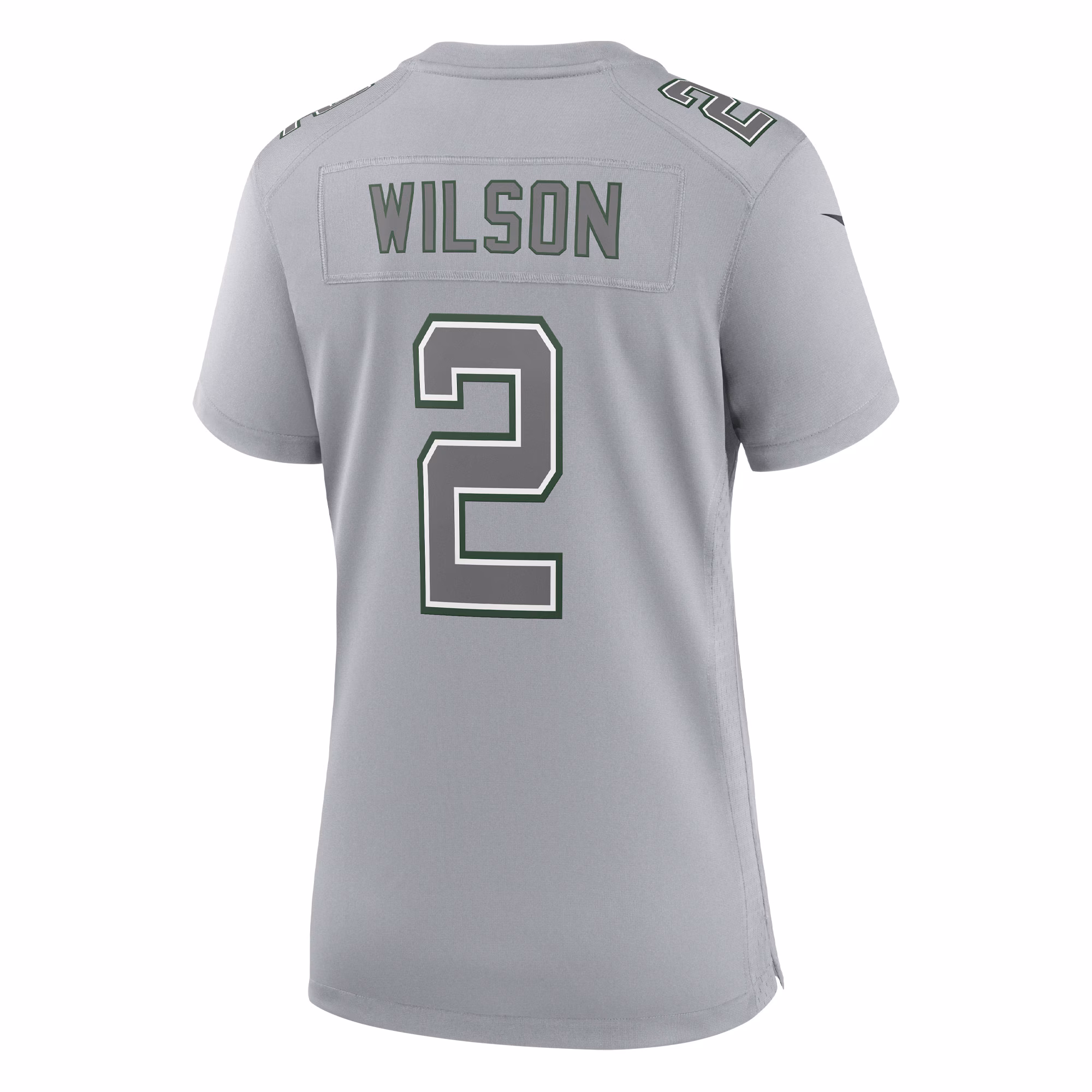 Zach Wilson New York Jets Women's Atmosphere Fashion Game Jersey - Gray