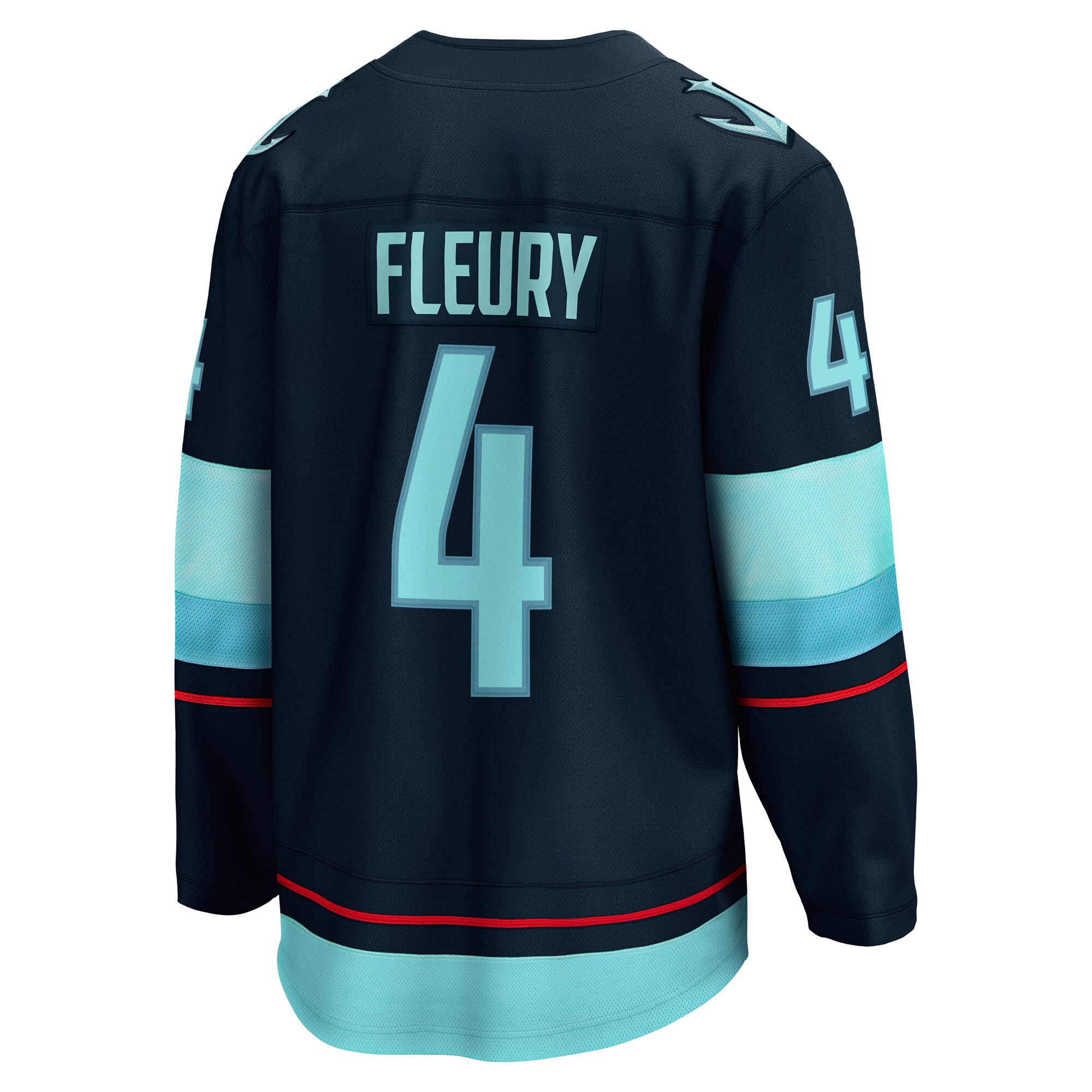 Haydn Fleury Seattle Kraken Home Breakaway Player Jersey - Deep Sea Blue