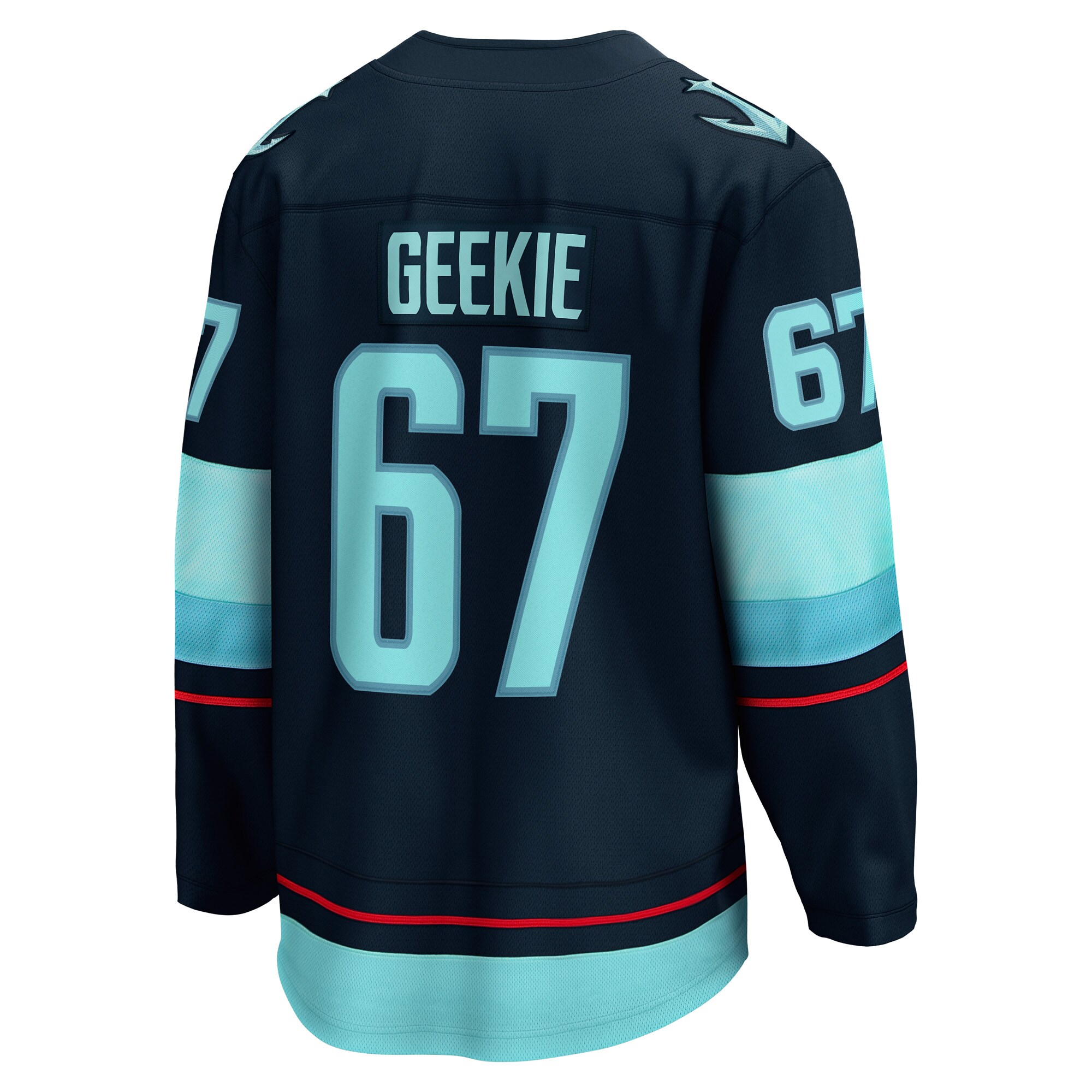 Morgan Geekie Seattle Kraken Home Breakaway Player Jersey - Deep Sea Blue